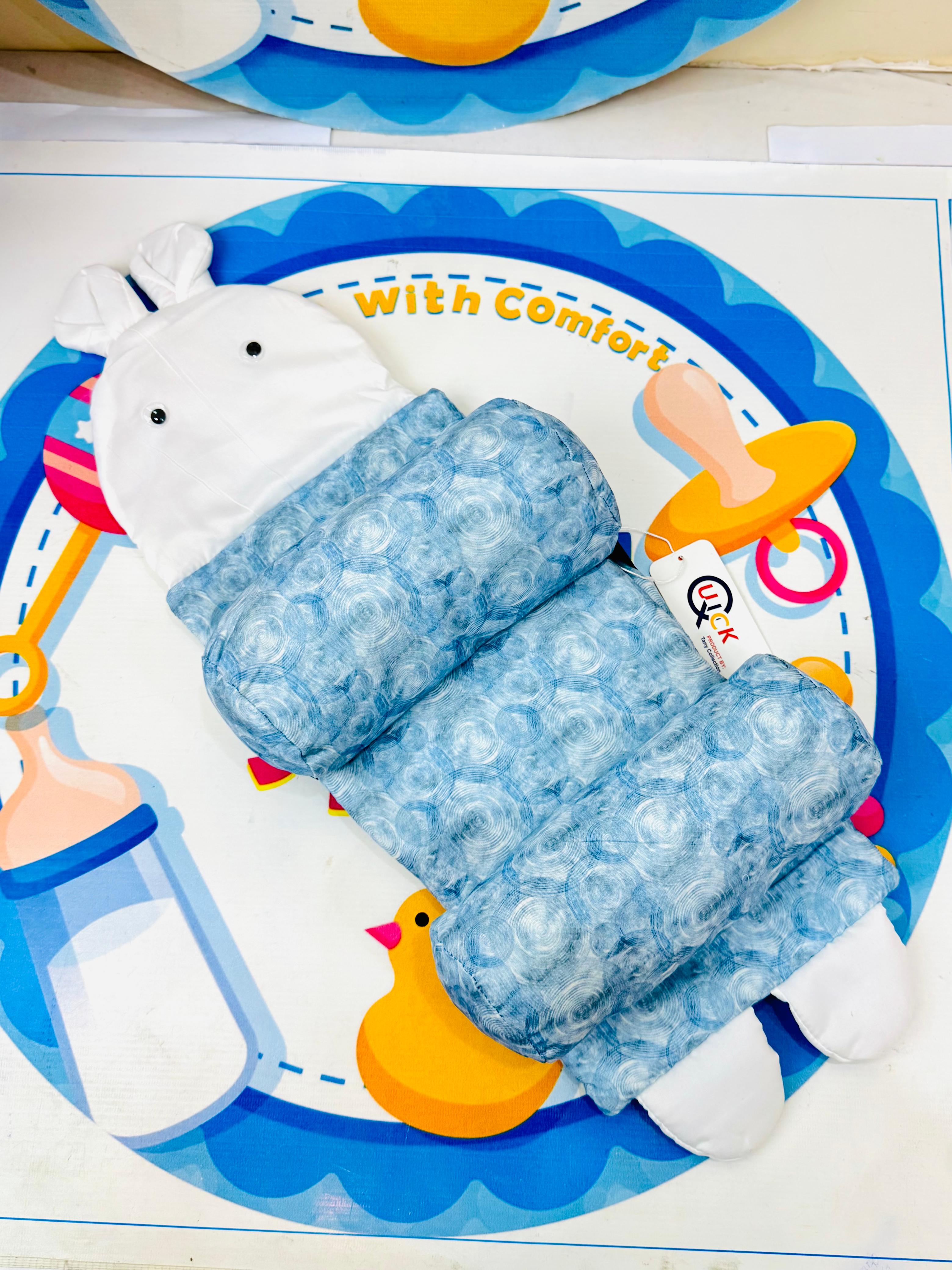 Keywords (NLP Enriched): newborn head shaping pillow, baby head guard, anti-head tilt pillow, breathable baby pillow, natural millet filling pillow, infant sleep essentials, baby comfort 

