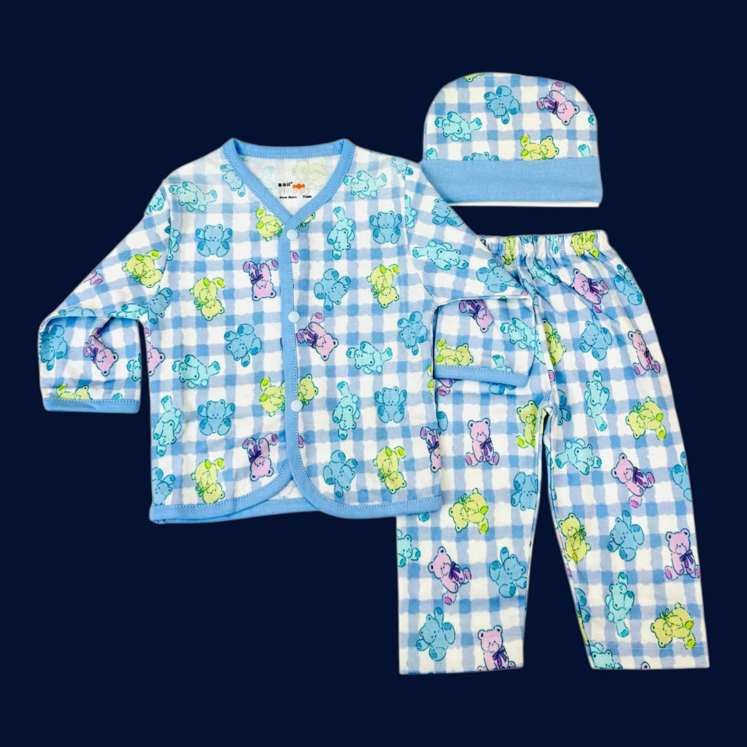 👶 Premium Baby Pajama Suit with Cap – Elegant White Collection!

Wrap your newborn in style and comfort with our premium range baby pajama suit with cap. Soft, cozy, and oh-so-cute – perfect for your little angel!

Product Details:

🔸 Color: Classic White – Pure and elegant look.

🔸 Complete Set – Includes matching pajama suit and cap for a coordinated style.

🔸 Soft & Gentle Fabric – Designed to be delicate on your baby’s sensitive skin.

🔸 Comfortable Fit – Perfect for all-day wear, ensuring your bab