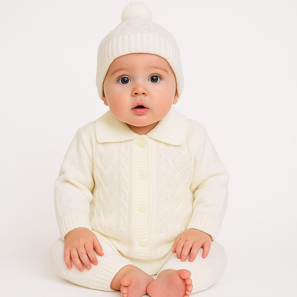 ❄️ Winter Snuggles Just Got Cuter! 🍼💛
Wrap your little bundle of joy in our Premium Woolen Pajama Suit with a matching cap – the softest hug they’ll wear all season! ✨

👶 Age Group: 0-6 months
💸 Price: Rs. 2150
🧵 Fabric: Ultra-soft, baby-safe wool blend
🌟 Perfect for: Winter outings, cozy nights, adorable photoshoots

💌 Shop now & keep your baby warm, comfy & picture-perfect all winter!
📦 Available at babyspotofficial.pk

#Babyspotofficial #BabyWinterWear #WoolenPajamaSuit #BabyOutfitPakistan #Newbo