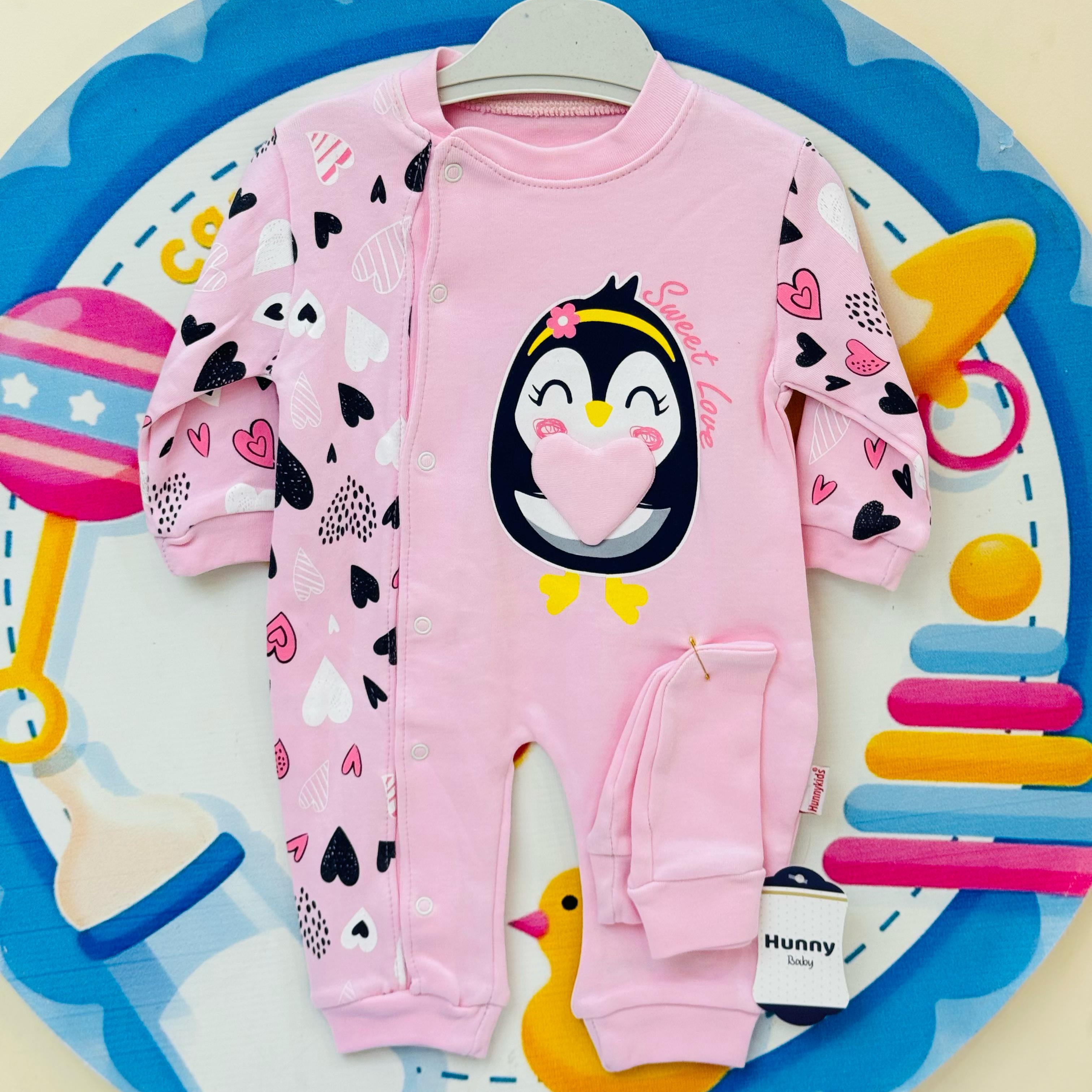 Turkish Baby Romper with Cap – Elegant & Cozy Collection