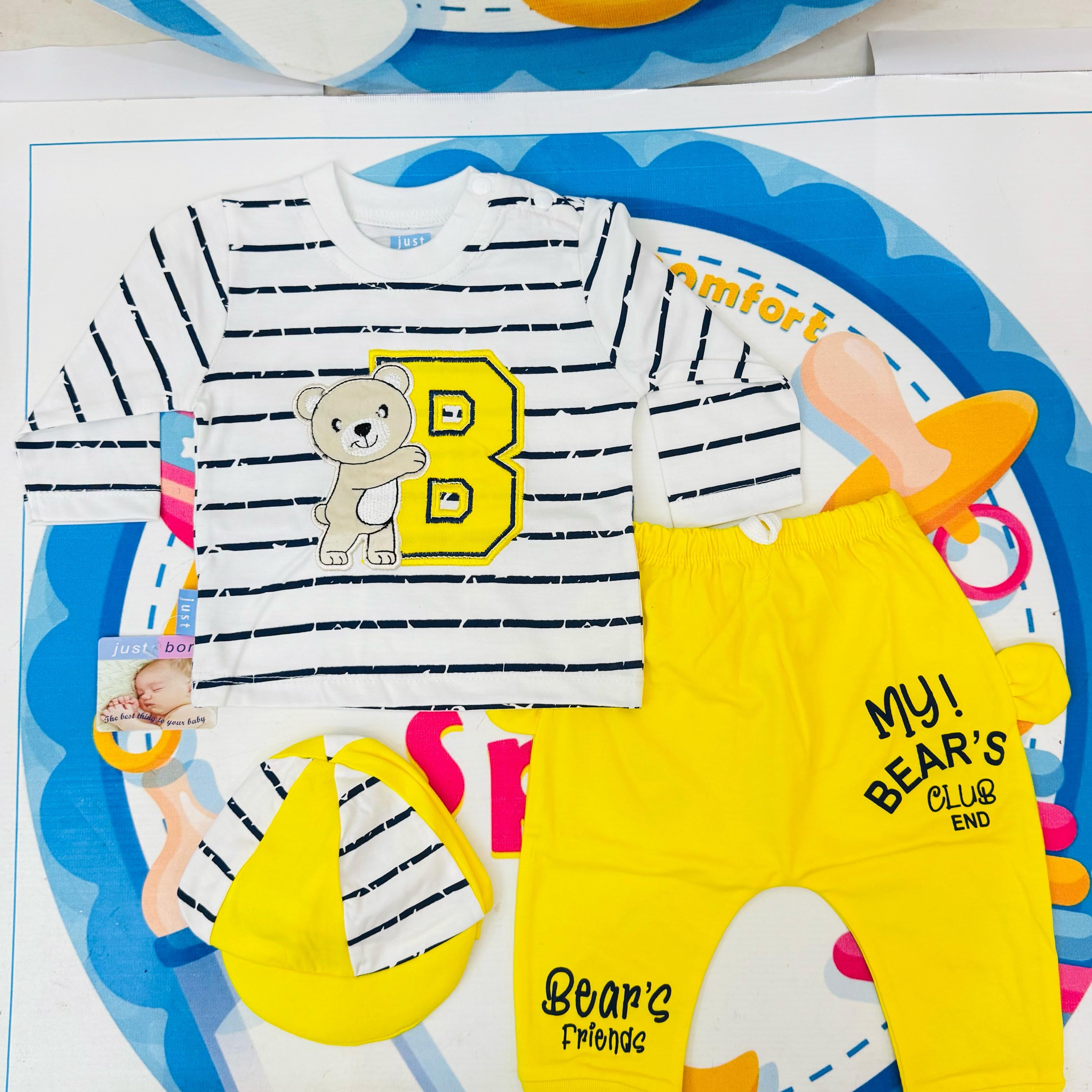 Premium Baby Pajama Shirt with Cap Collection