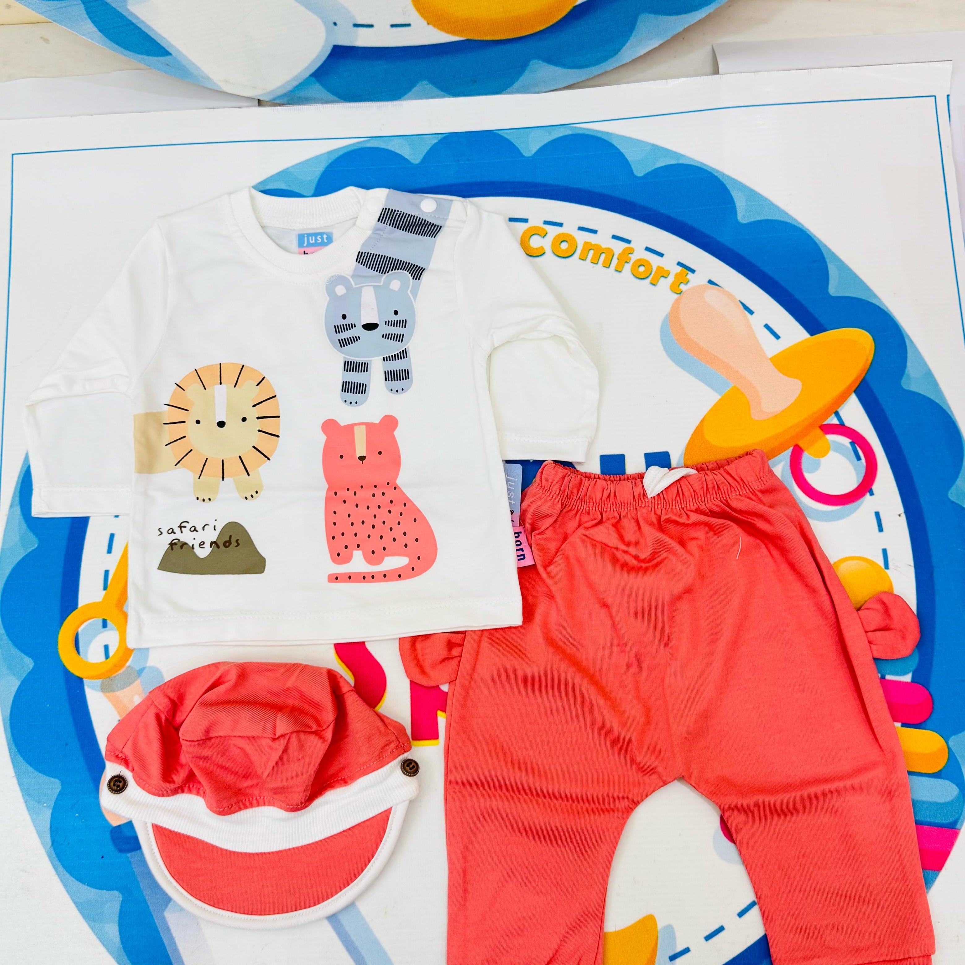 Premium Baby Pajama Shirt with Cap Collection