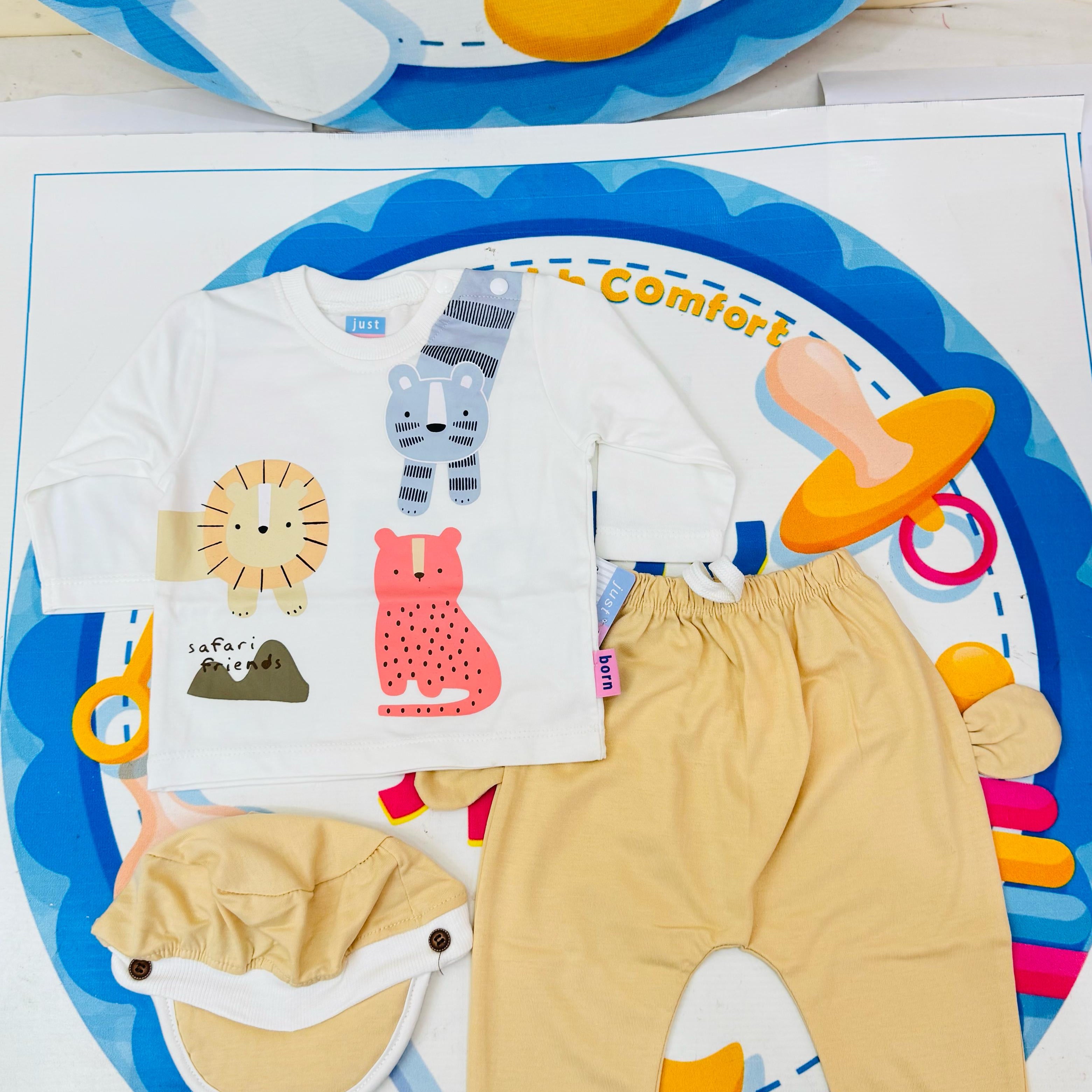 Premium Baby Pajama Shirt with Cap Collection