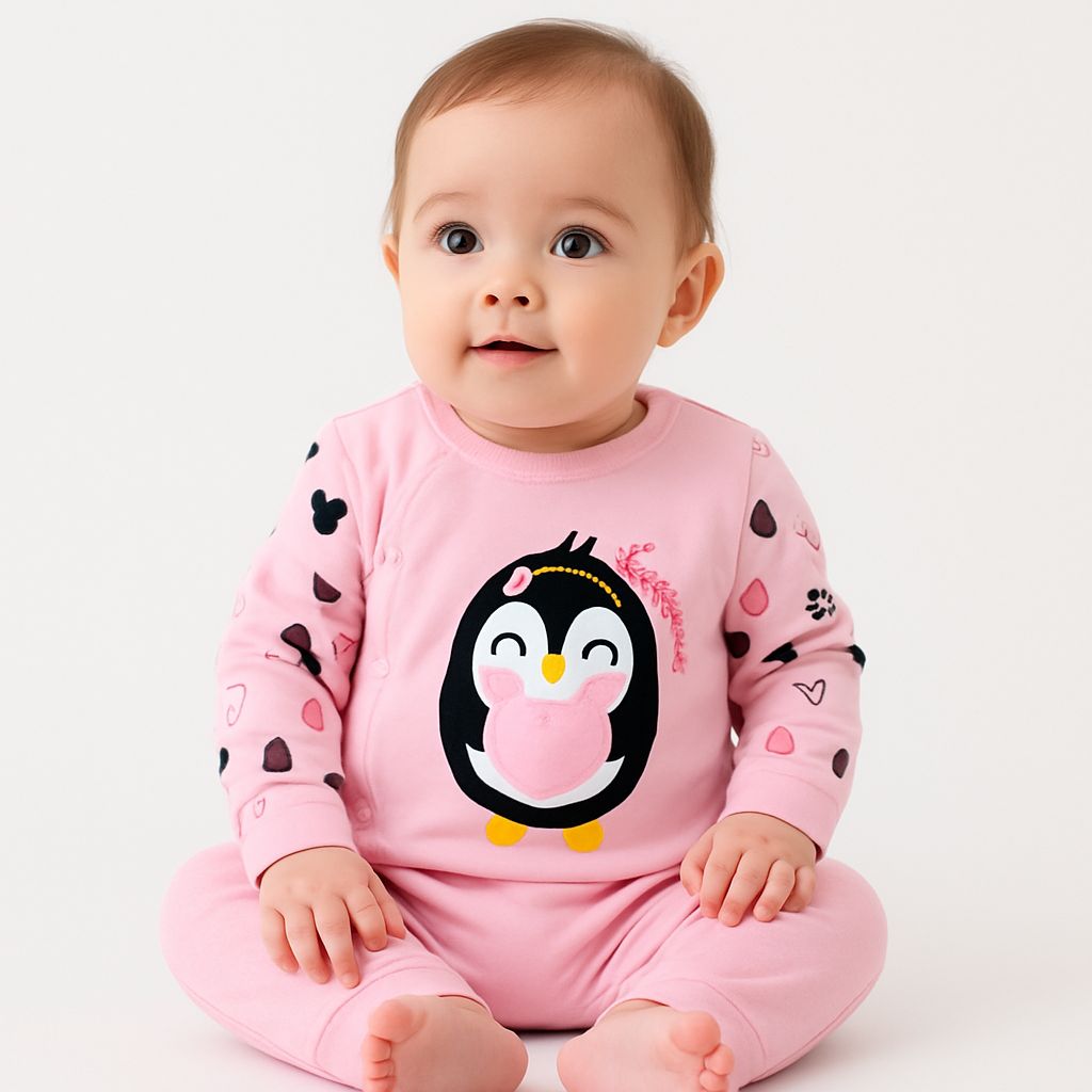 Turkish Baby Romper with Cap – Elegant & Cozy Collection