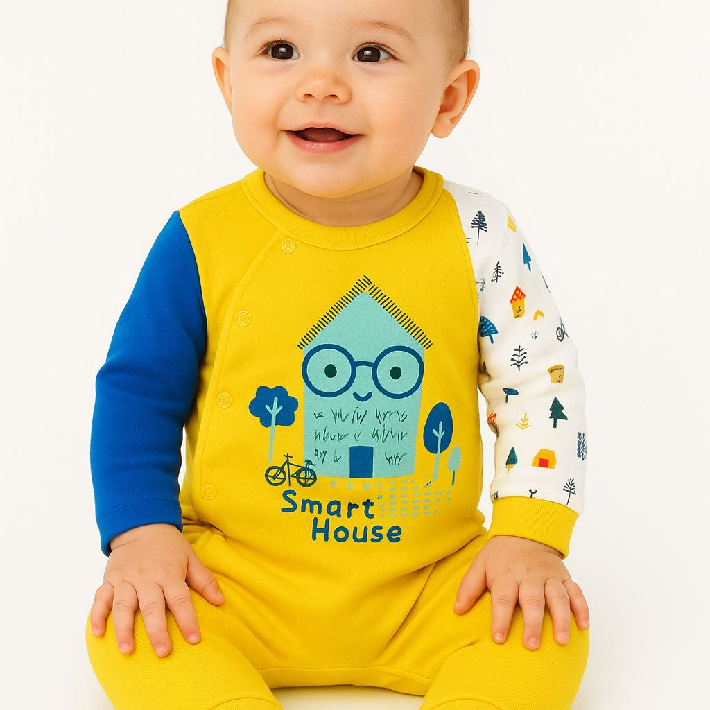 Turkish Baby Romper with Cap – Elegant & Cozy Collection