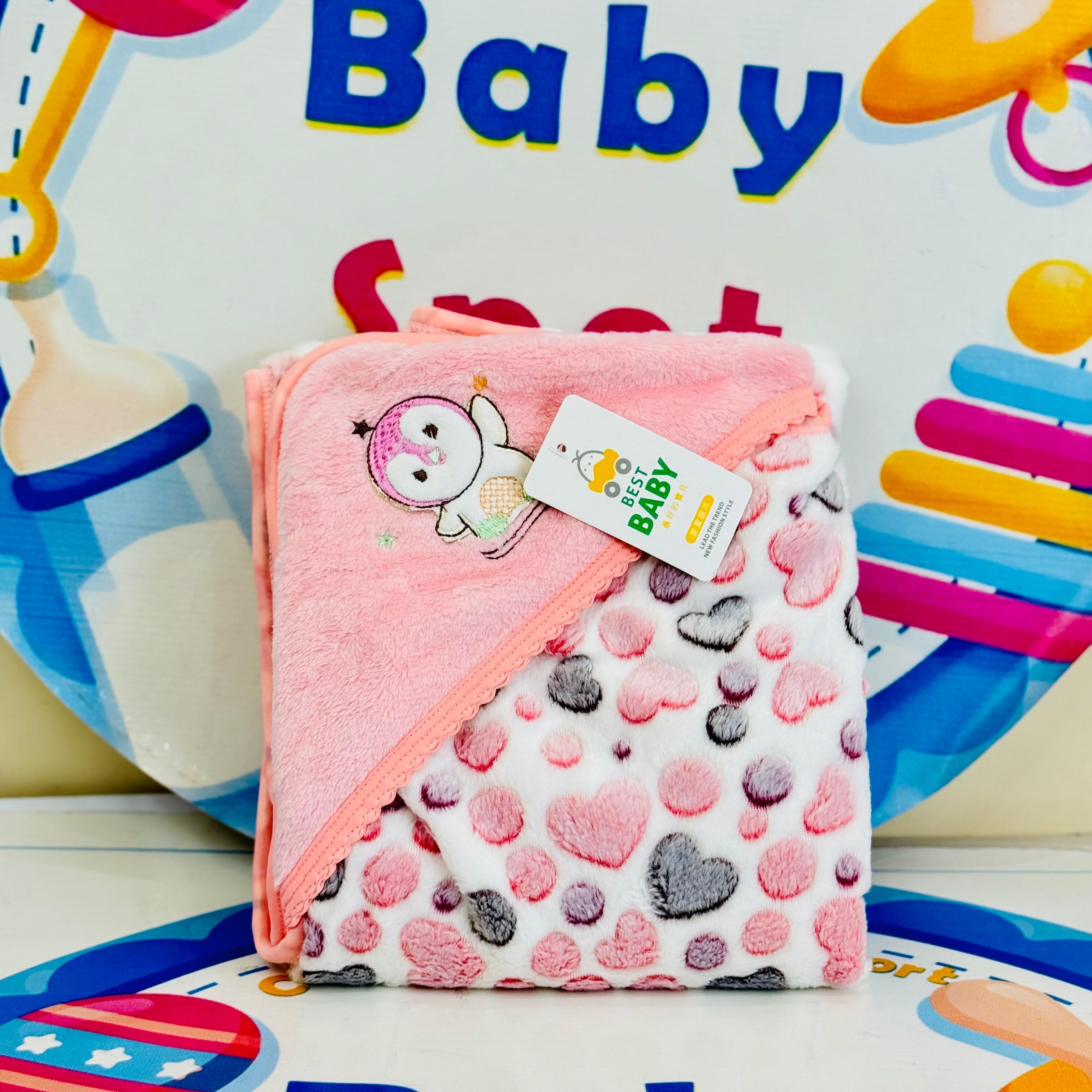 Baby Hooded Fleece Wrapping Sheets