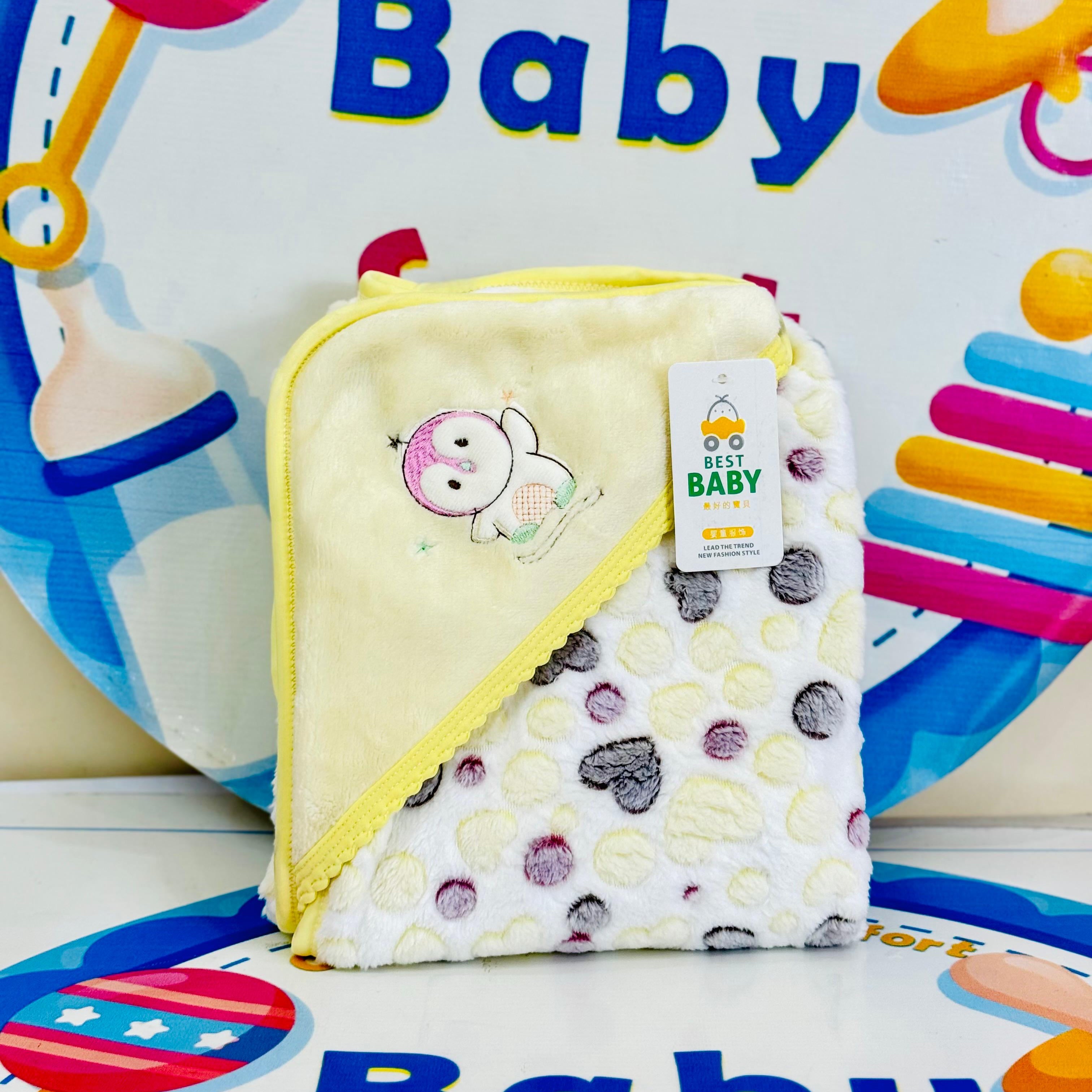 Baby Hooded Fleece Wrapping Sheets