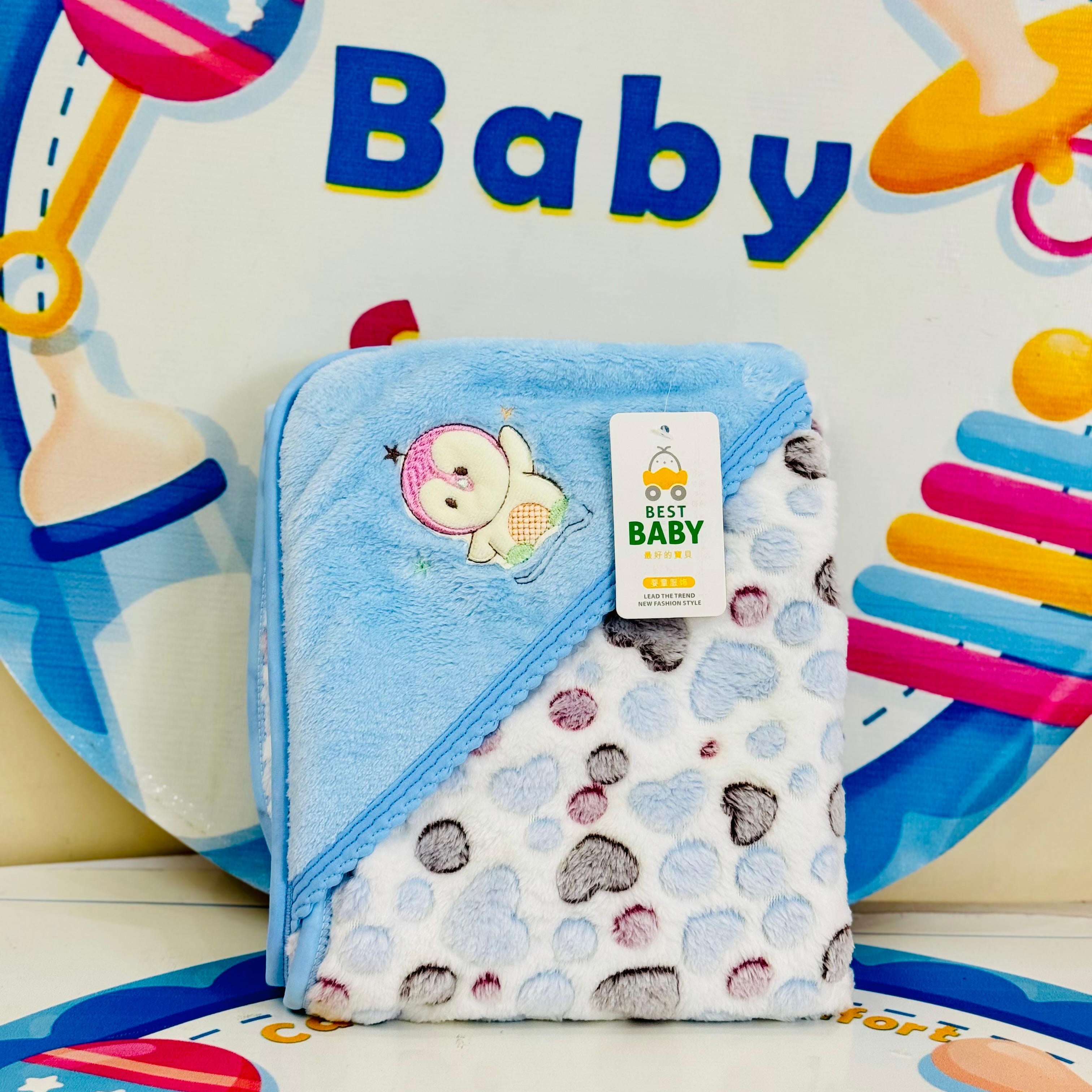 Baby Hooded Fleece Wrapping Sheets