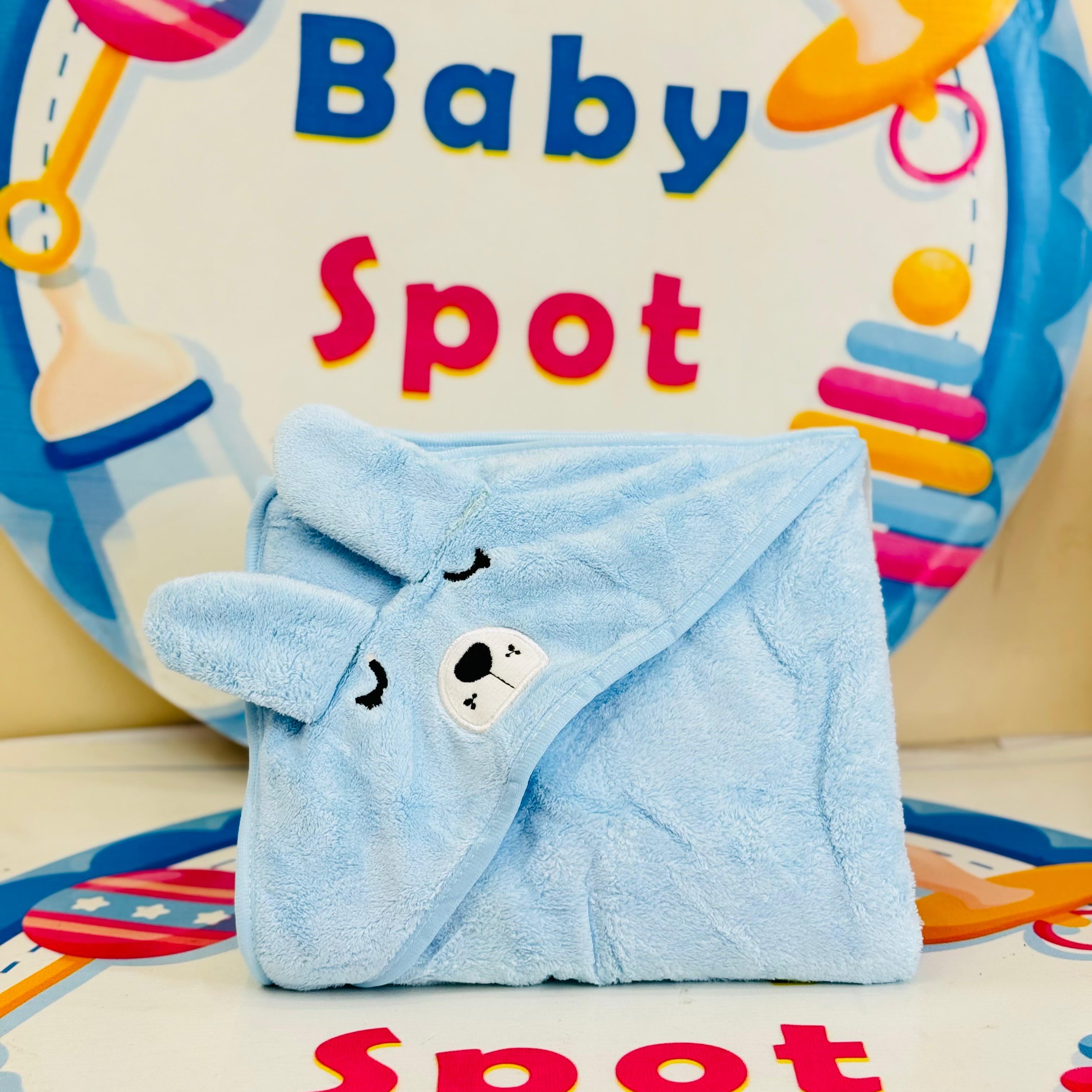 Wrap Your Baby in Pure Love & Warmth!

Discover our Premium Imported Hooded Wrapping Shawls Collection – the ultimate comfort essential for your newborn baby this season!

Features:

Super soft fleece material – gentle on delicate baby skin

AC friendly and warm – perfect for changing weather

Adorable 3D animal face hood (Elephant & Bunny designs)

Ideal for 0-12 months

Imported quality with luxurious texture

Secure ribbon tie for snug comfort

Available Designs:

Boy (Grey Elephant), Girl (Pink Bunny)

