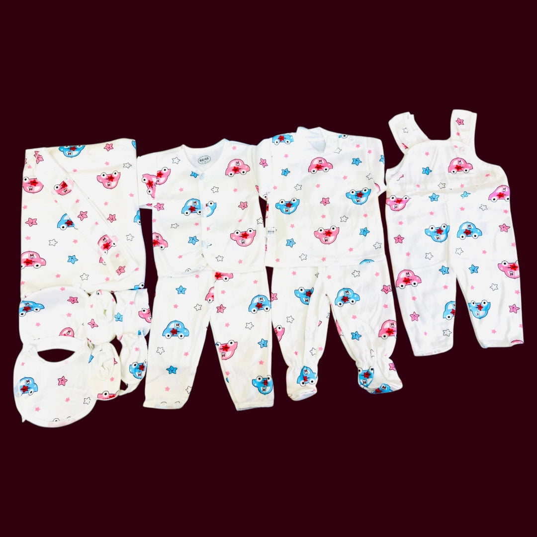 Baby 11 Pcs Winter Stuff Starter Sets Collection 🧸❄️

Get your newborn ready for the chilly season with our premium 11-piece winter starter set! Designed for warmth and comfort, this collection is perfect for your little one's winter wardrobe.

💖 Premium quality winter material – Soft, cozy, and gentle on newborn skin

👶 Complete 11-piece set – Everything you need in one pack

❄️ Includes pajamas, shirts, mittens, caps, and more

🎨 Available in multiple colors and cute designs – Perfect for baby boys an