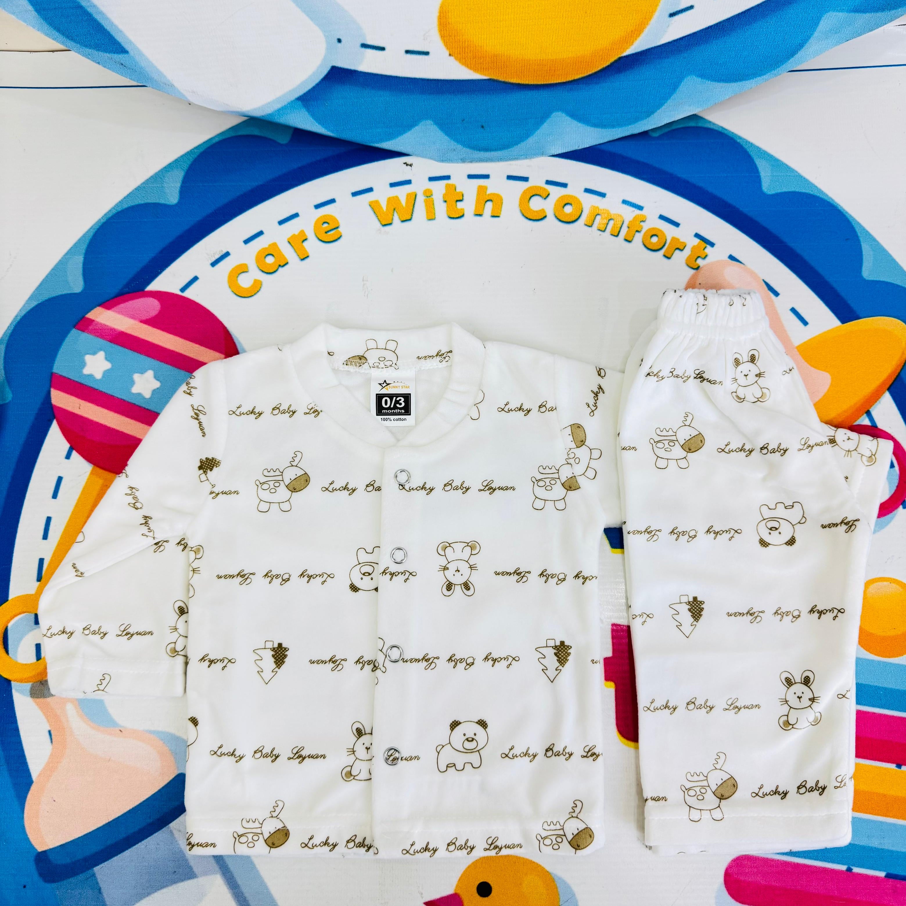 Winter Fleece 2 pc baby suits