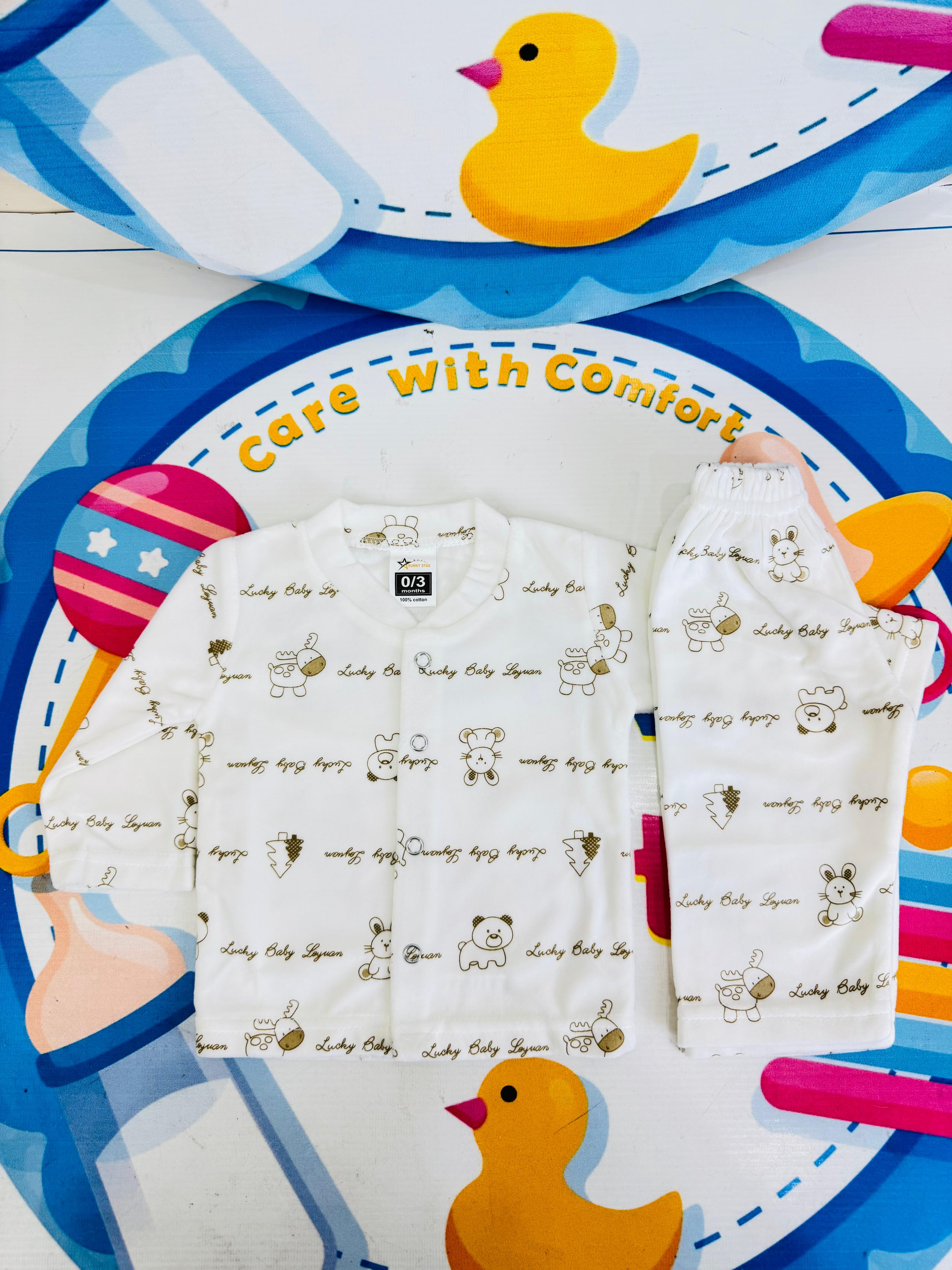 Winter Fleece 2 pc baby suits