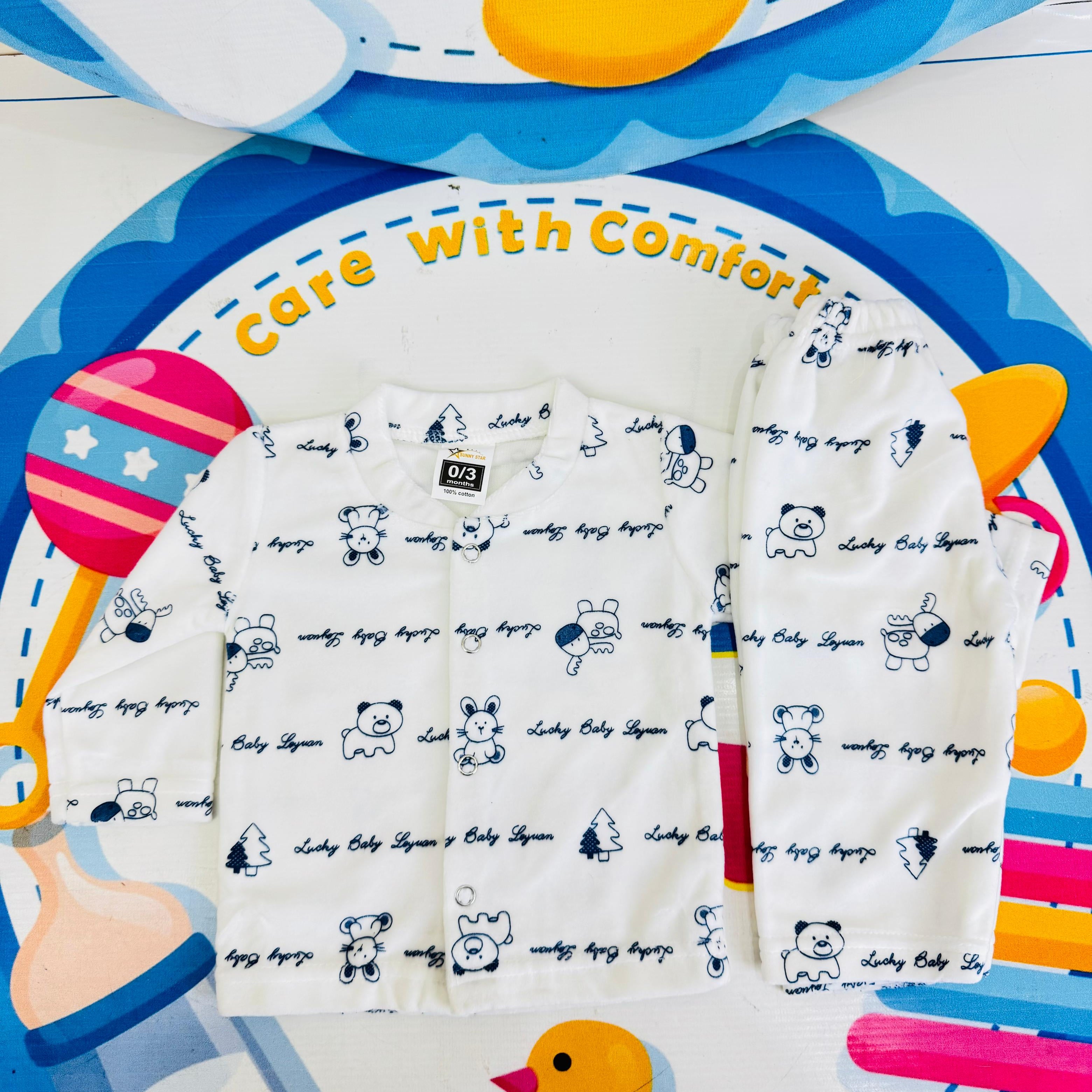 Winter Fleece 2 pc baby suits