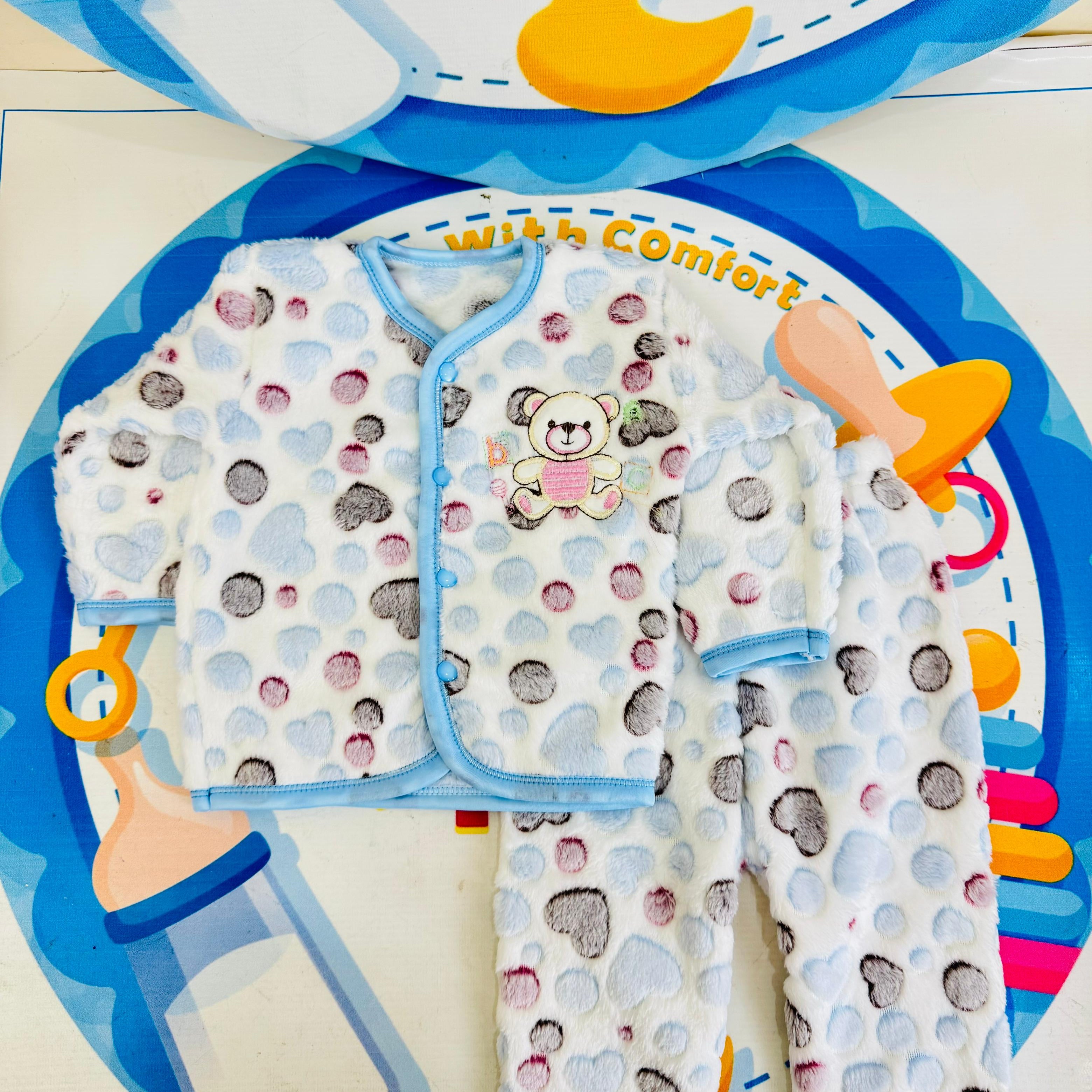 Winter Fleece 2 pc baby suits