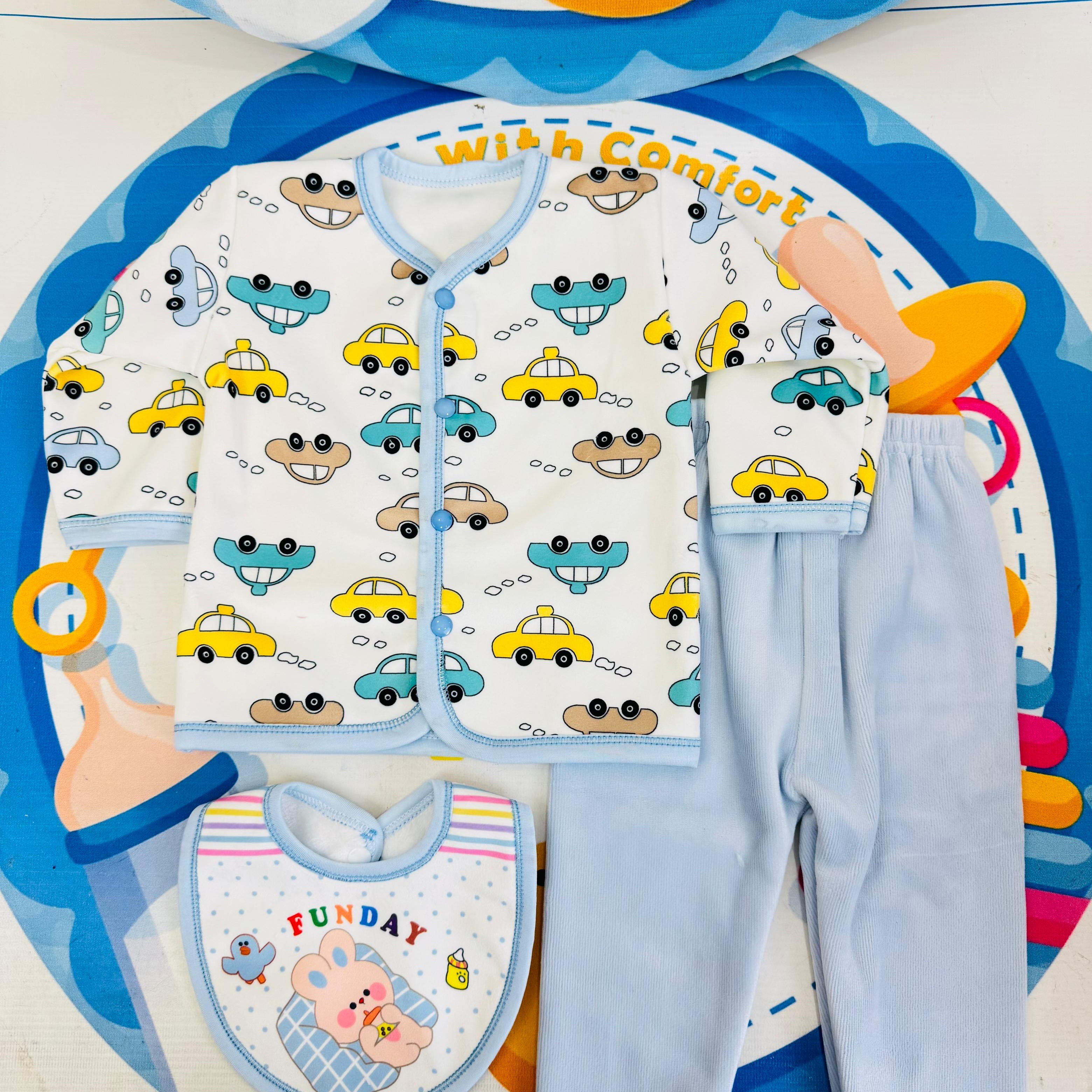 Winter Fleece 3 pc baby suits