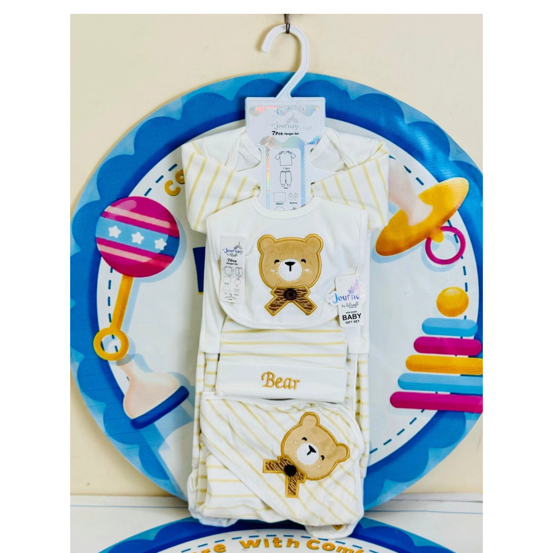 7 Pcs Winter velvet Baby Starter Set – Warm & Cozy