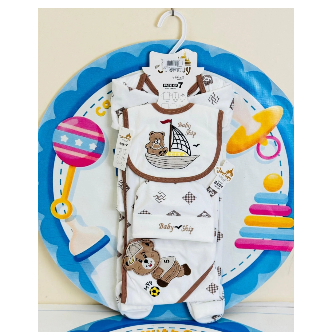 7 Pcs Winter Fleece Baby Starter Set – Warm & Cozy