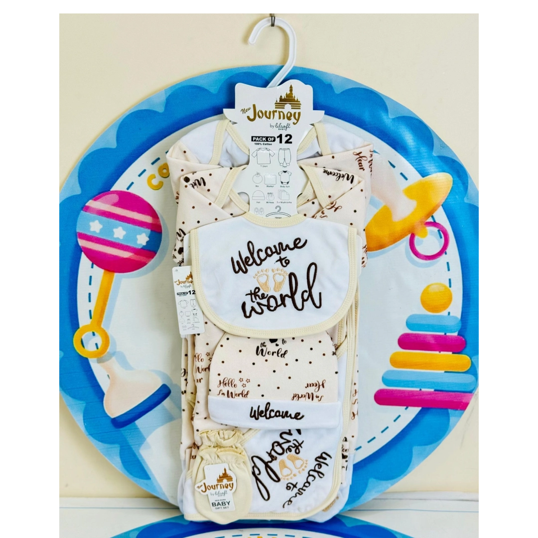 12 Pcs Winter velvet Baby Starter Set