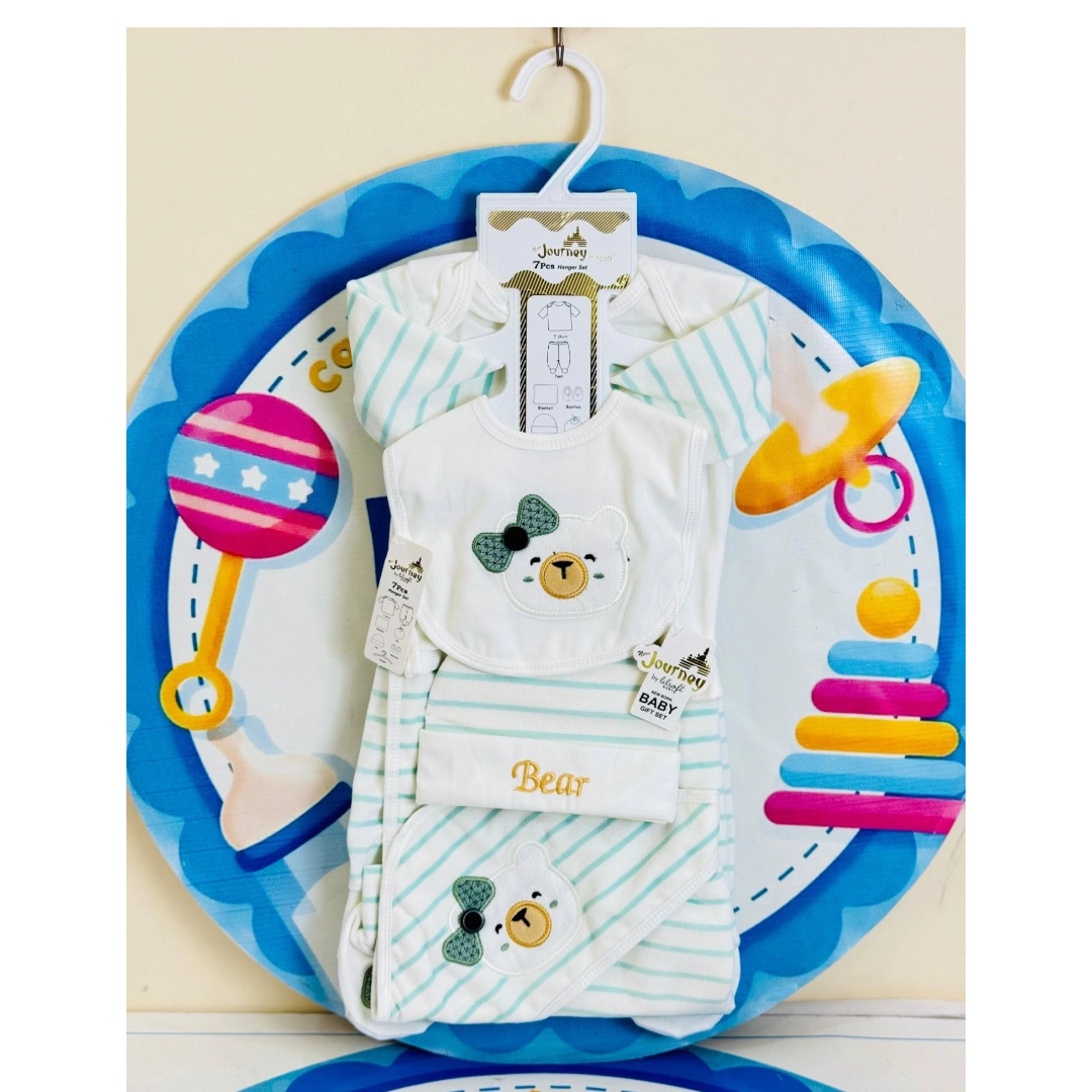 7 Pcs Winter velvet Baby Starter Set – Warm & Cozy