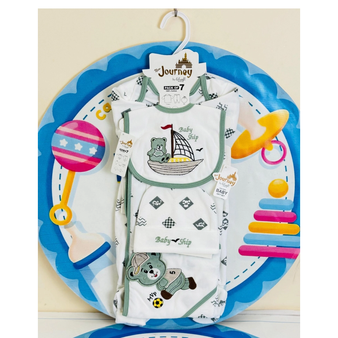 7 Pcs Winter Fleece Baby Starter Set – Warm & Cozy