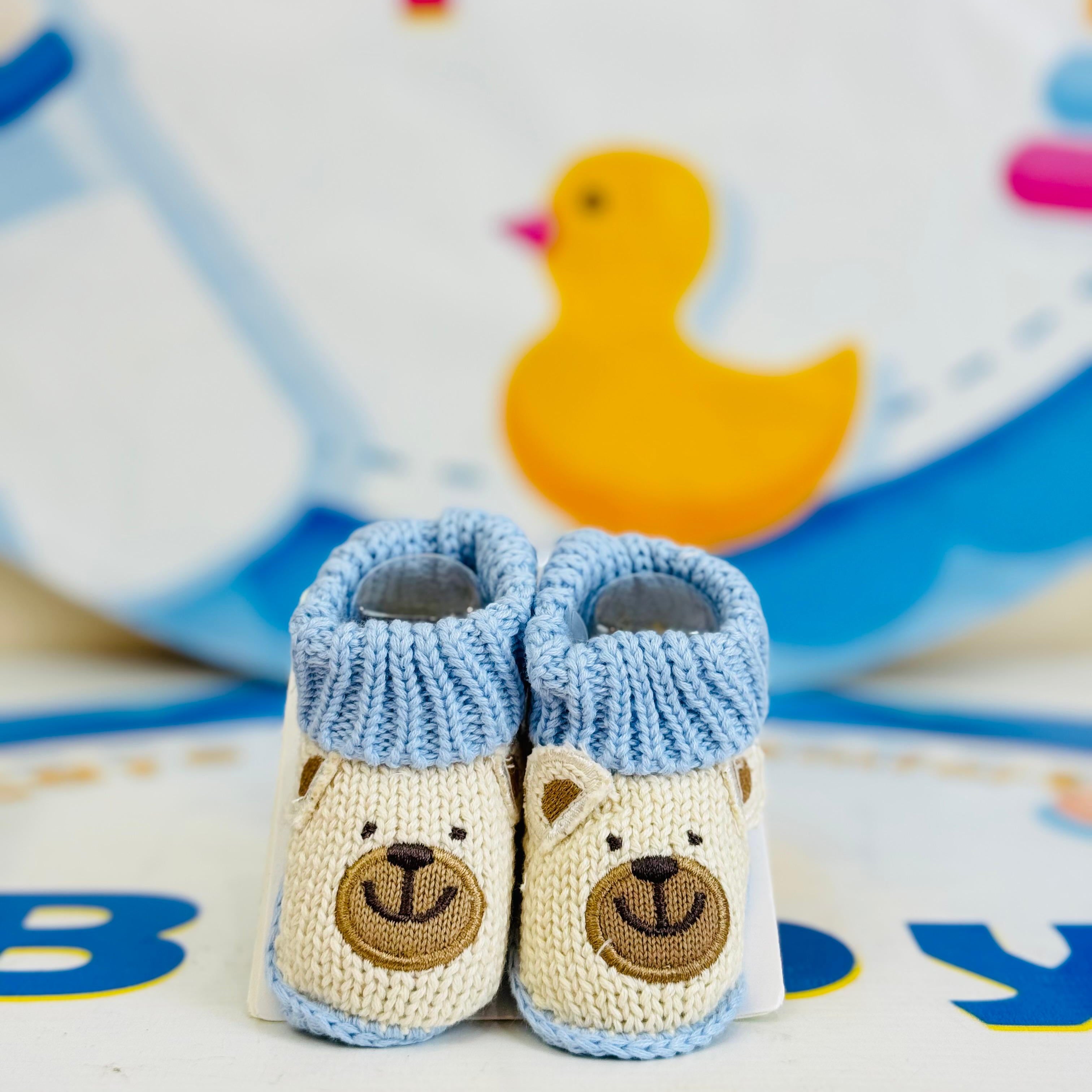 🧸 Imported Baby Woolen Booties Collection 🍼✨

Keep your little one’s tiny feet warm, cozy & stylish this winter! ❄️💖 Made from pure wool, these adorable newborn baby booties are designed with cute teddy bear details – making them the perfect blend of comfort & cuteness. 🐻

⭐ Why Moms Love Them:

👶 Imported Baby Woolen Booties – soft, cozy & skin-friendly

🧸 Adorable Teddy Bear Design – perfect for newborn baby outfits

❄️ Winter Essential – keeps your baby’s feet warm & protected

📏 Size: 0–9 Months 