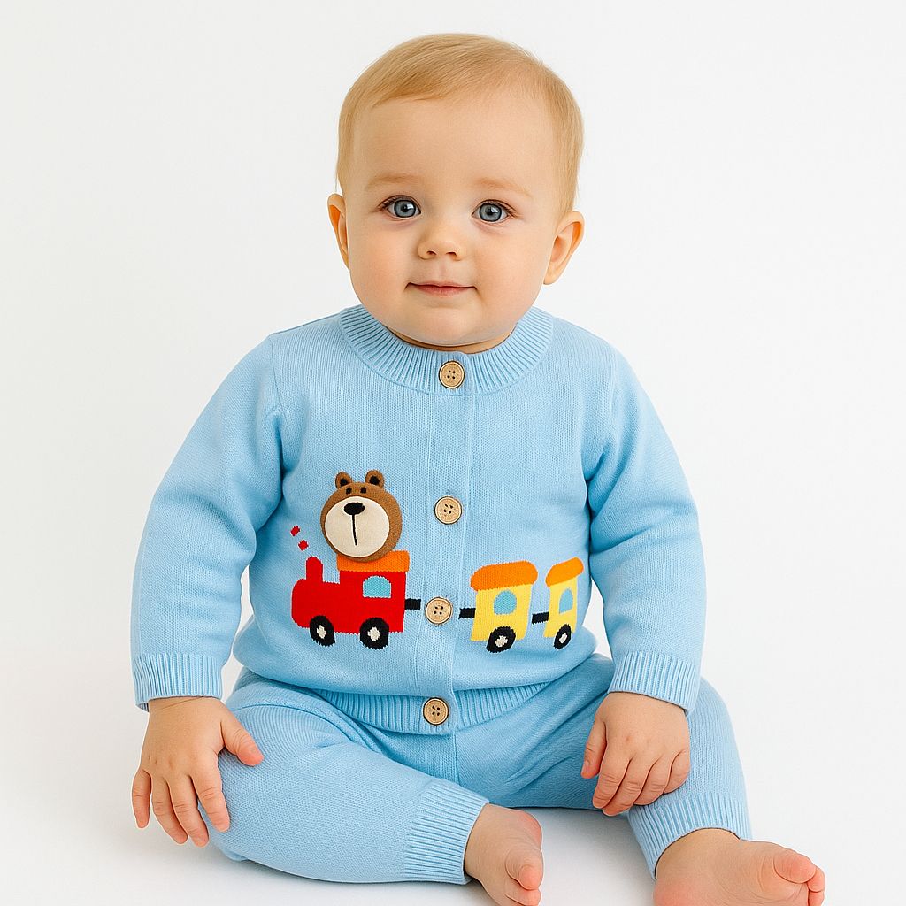 Baby Woolen Pajama Suits – Winter Collection ❄️