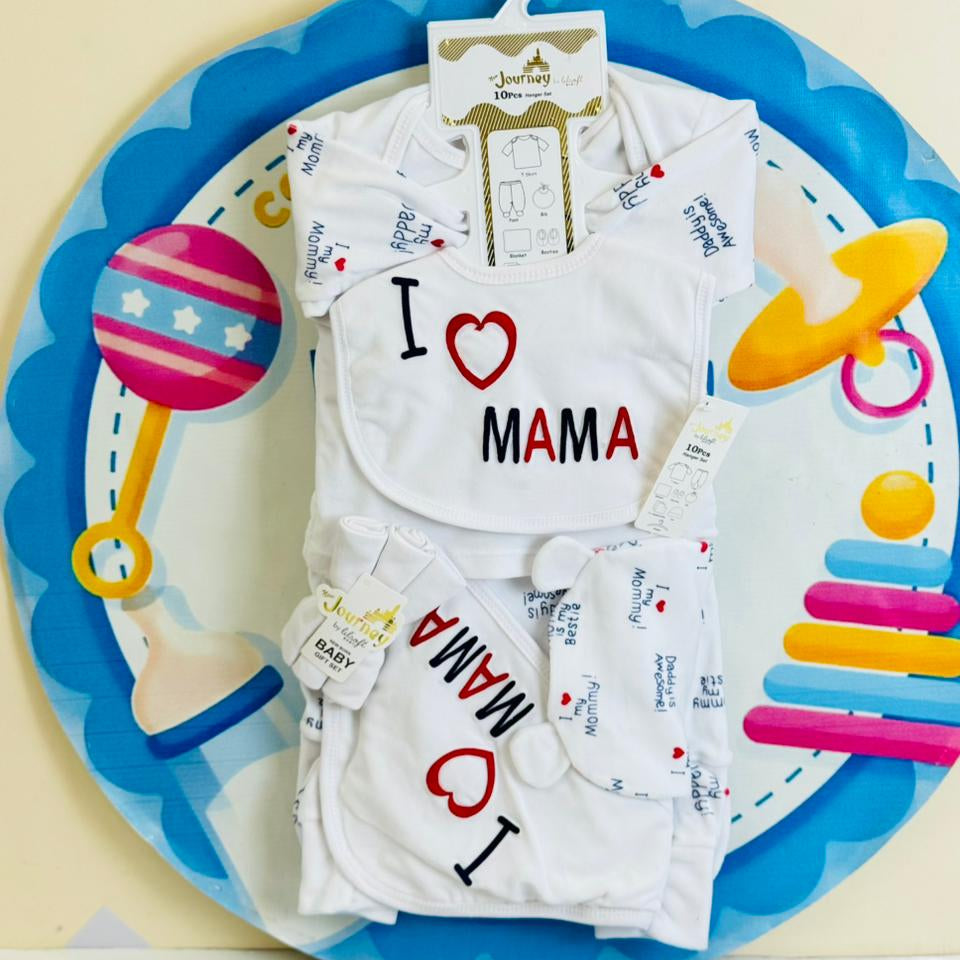 🧸❄️ 10 Pcs Winter velvet Baby Starter Set – The Ultimate Newborn Winter Essential!

Wrap your little one in warmth & love this winter with our premium 10-piece fleece collection 💖. Soft, cozy, and gentle on delicate newborn skin – this set has everything parents need for the perfect start.

👶 What’s Inside (10 Pieces):

👕 1 Warm Shirt
👖 1 Cozy Trouser
🍼 1 Soft Bib
🧢 1 Cute Cap
🛌 1 Wrapping Sheet (perfect for swaddling)
👣 1 Pair of Booties
🧻 3 Face Towels
👗 1 Hanger (to keep it all organized)

💎 