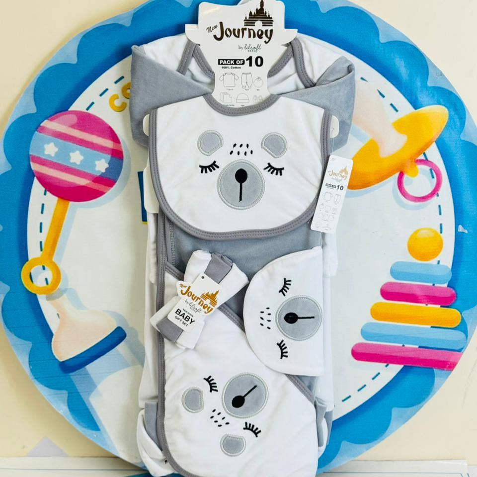 🧸❄️ 10 Pcs Winter velvet Baby Starter Set – The Ultimate Newborn Winter Essential!

Wrap your little one in warmth & love this winter with our premium 10-piece fleece collection 💖. Soft, cozy, and gentle on delicate newborn skin – this set has everything parents need for the perfect start.

👶 What’s Inside (10 Pieces):

👕 1 Warm Shirt
👖 1 Cozy Trouser
🍼 1 Soft Bib
🧢 1 Cute Cap
🛌 1 Wrapping Sheet (perfect for swaddling)
👣 1 Pair of Booties
🧻 3 Face Towels
👗 1 Hanger (to keep it all organized)

💎 