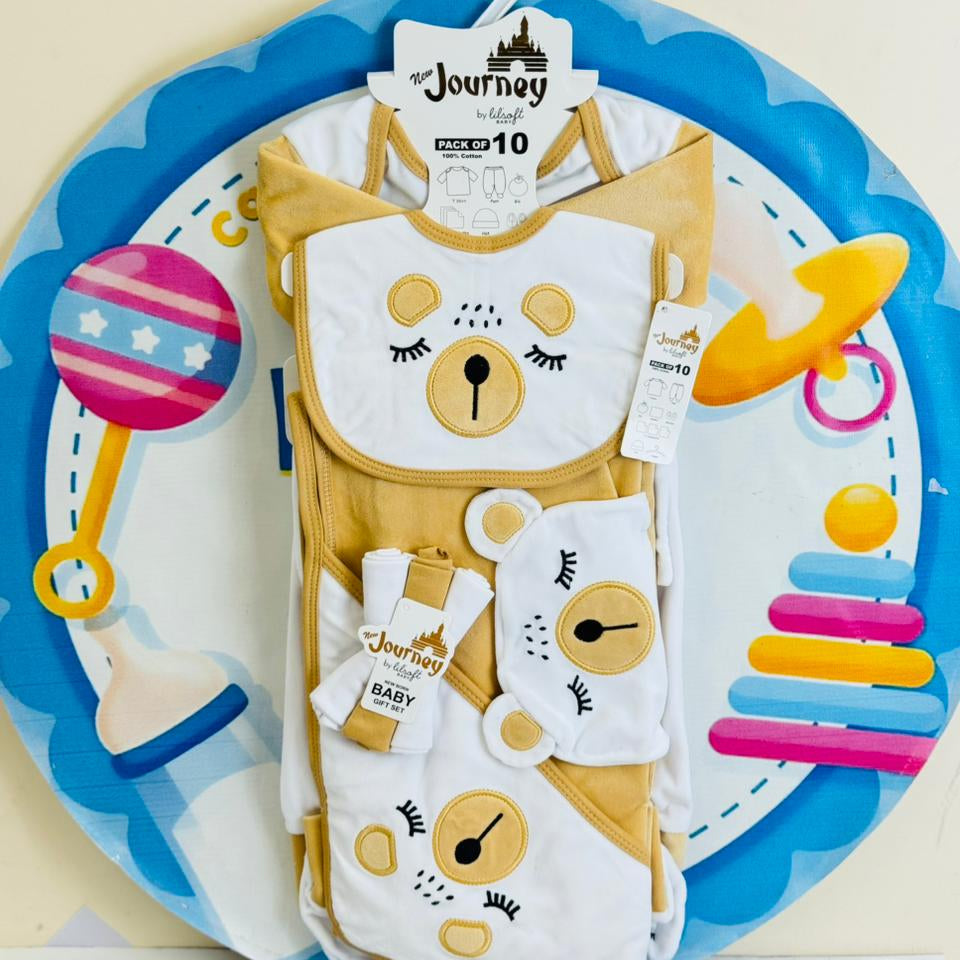 🧸❄️ 10 Pcs Winter velvet Baby Starter Set – The Ultimate Newborn Winter Essential!

Wrap your little one in warmth & love this winter with our premium 10-piece fleece collection 💖. Soft, cozy, and gentle on delicate newborn skin – this set has everything parents need for the perfect start.

👶 What’s Inside (10 Pieces):

👕 1 Warm Shirt
👖 1 Cozy Trouser
🍼 1 Soft Bib
🧢 1 Cute Cap
🛌 1 Wrapping Sheet (perfect for swaddling)
👣 1 Pair of Booties
🧻 3 Face Towels
👗 1 Hanger (to keep it all organized)

💎 