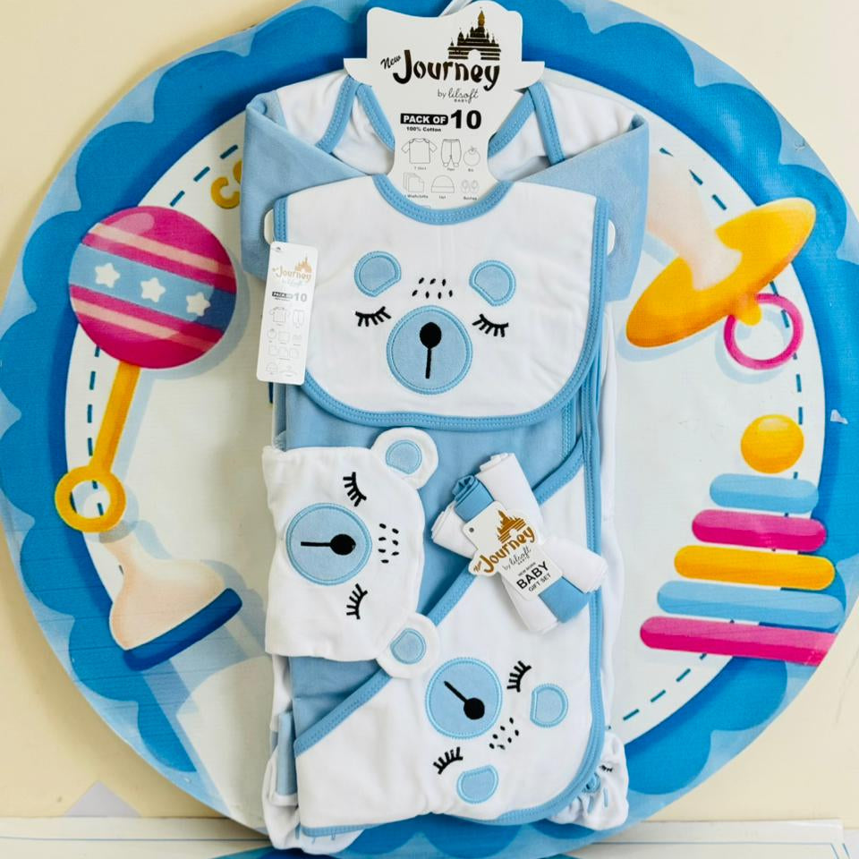 🧸❄️ 10 Pcs Winter velvet Baby Starter Set – The Ultimate Newborn Winter Essential!

Wrap your little one in warmth & love this winter with our premium 10-piece fleece collection 💖. Soft, cozy, and gentle on delicate newborn skin – this set has everything parents need for the perfect start.

👶 What’s Inside (10 Pieces):

👕 1 Warm Shirt
👖 1 Cozy Trouser
🍼 1 Soft Bib
🧢 1 Cute Cap
🛌 1 Wrapping Sheet (perfect for swaddling)
👣 1 Pair of Booties
🧻 3 Face Towels
👗 1 Hanger (to keep it all organized)

💎 