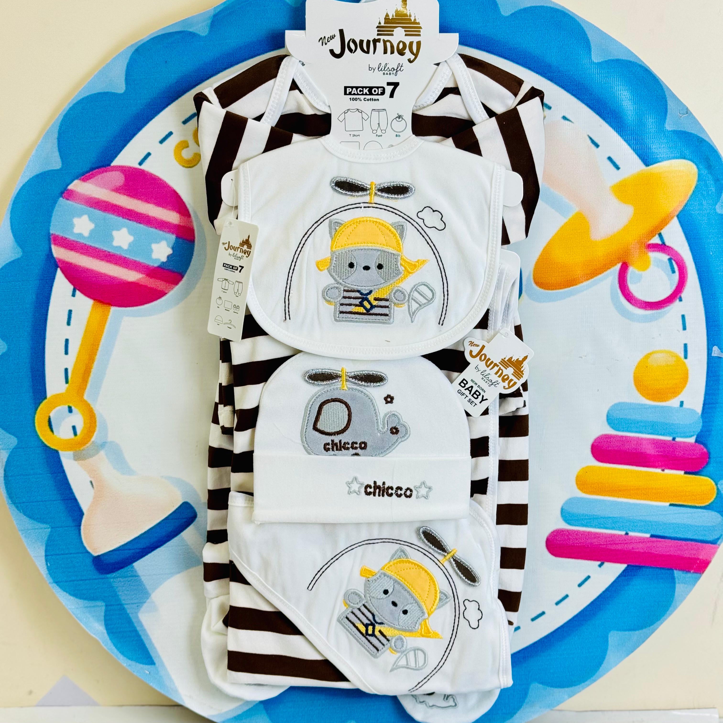 7 Pcs Winter velvet Baby Starter Set – Warm & Cozy