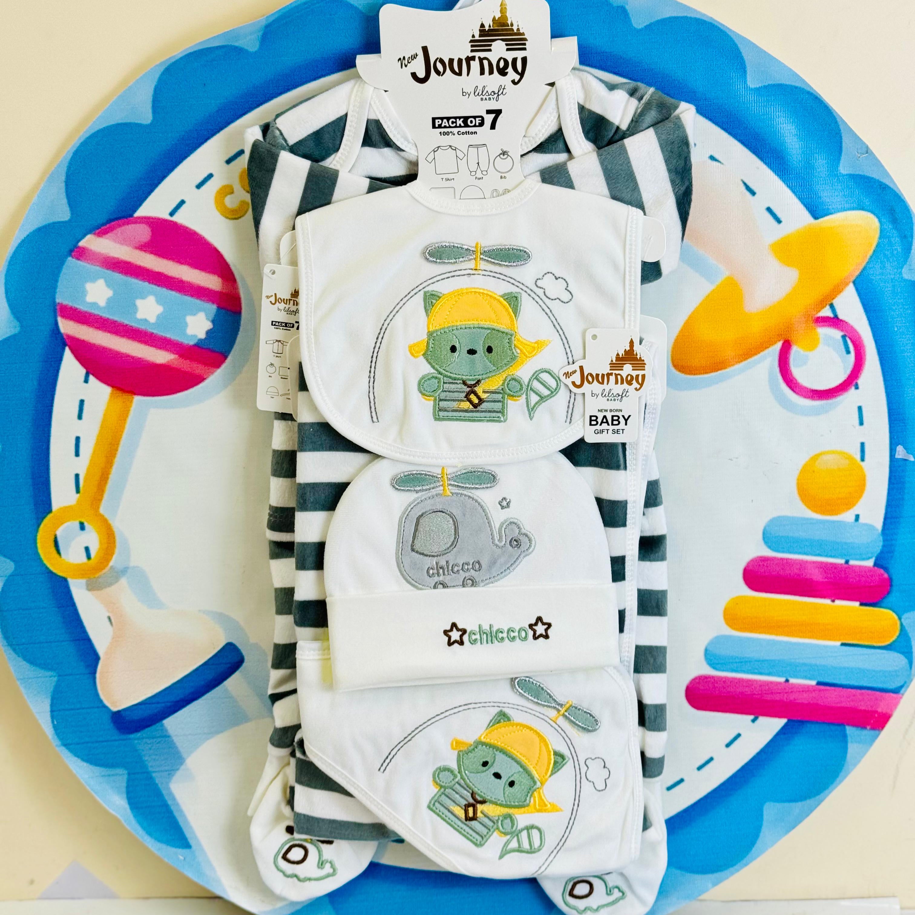 7 Pcs Winter velvet Baby Starter Set – Warm & Cozy