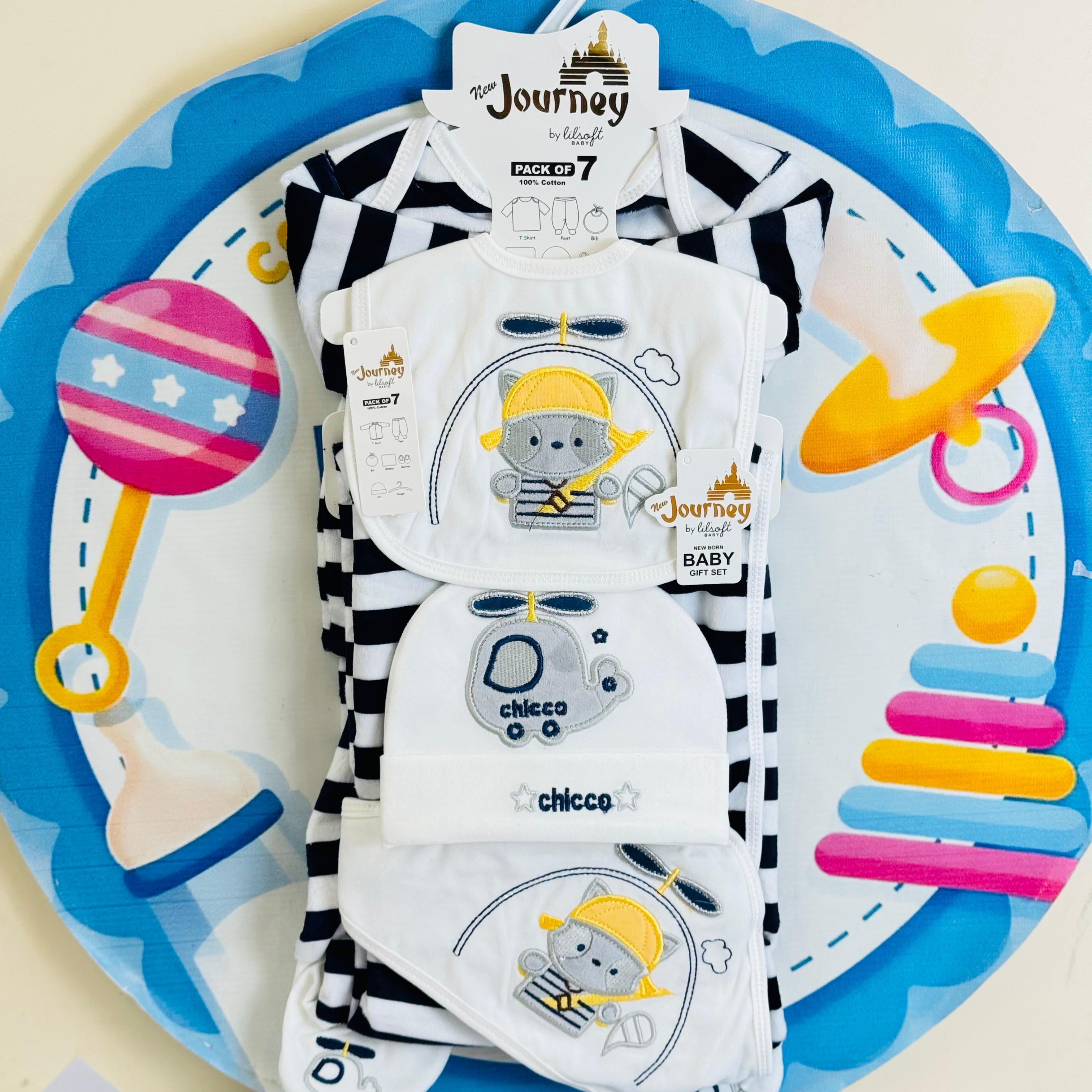 7 Pcs Winter velvet Baby Starter Set – Warm & Cozy