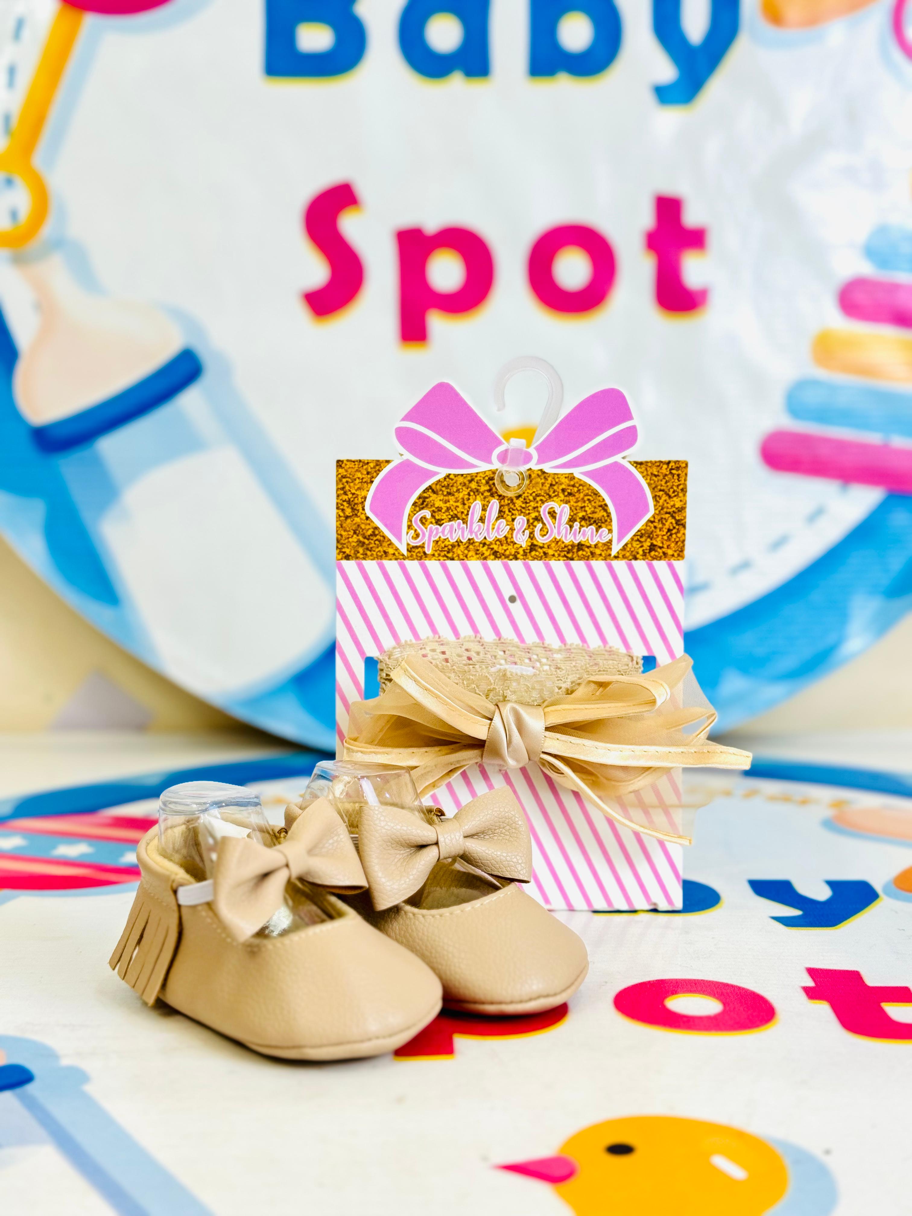 👶💖 Fancy Baby Shoes & Hair Band Set – Style Meets Cuteness for Your Little One!

Add a touch of charm to your baby’s outfit with our adorable fancy shoes and matching hair band set, crafted for newborn comfort and picture-perfect style. Perfect for special occasions, photoshoots, or everyday fashion moments!

👣 Product Details:

👟 Premium quality fancy baby shoes with soft soles – gentle on delicate feet

🎀 Matching hair band set – completes the adorable look

🎨 Available in 3 beautiful colors – perfe
