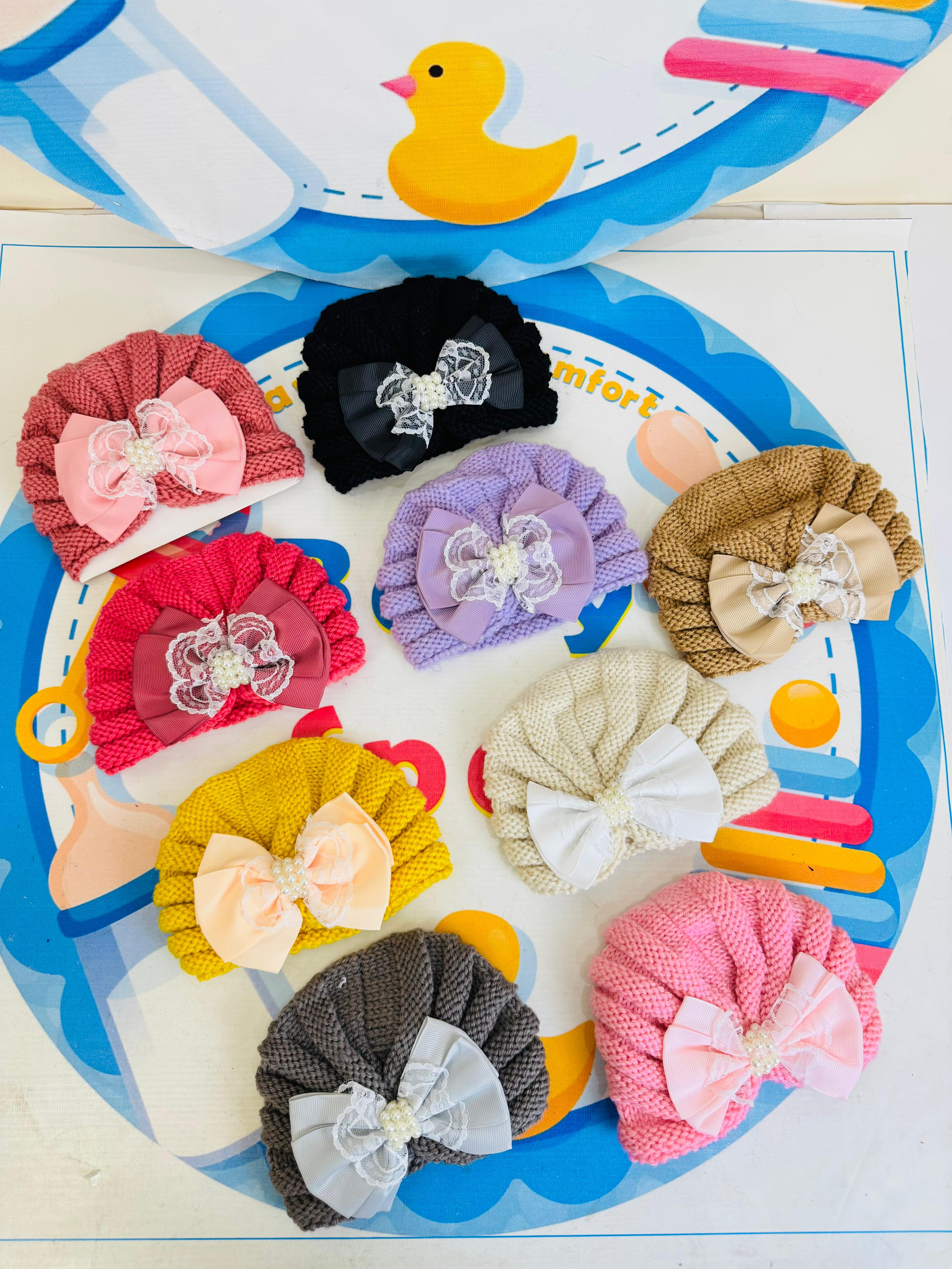 Woolen Turban Caps Collection(0-24 months)