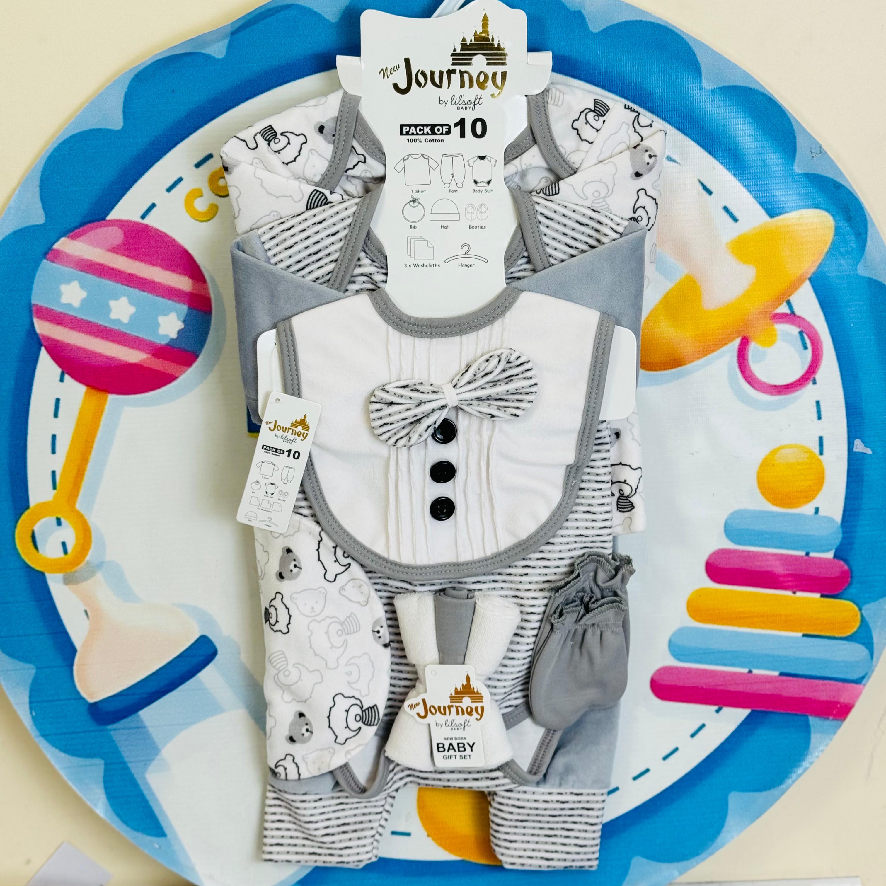 10 Pcs Winter Fleece Baby Starter Set