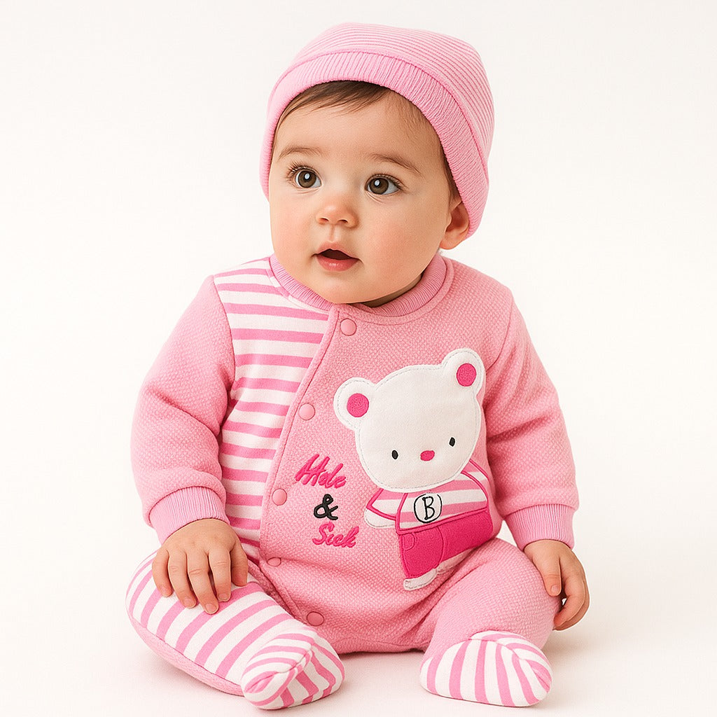 ✨ Premium Baby 3 Pcs Pajama Suits Collection ✨

Bring comfort, warmth, and style together for your little one! 🍼💖

🔑 Key Features:

👶 Premium Range Baby Suit – Includes 1 Trouser + 1 Shirt + 1 Matching Bib

🧸 Ideal for newborn baby clothes, infant outfits & cozy winter wear

📏 Size Available: 0-3 Months only (perfect fit for newborns)

❄️ Soft quilted foaming fabric – breathable, cozy & gentle on delicate skin

👕 Stylish design with trendy baby winter fashion vibes

💰 Price: 1750 Rs (premium quality
