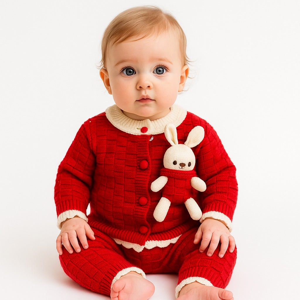 Baby Woolen Pajama Suits – Winter Collection ❄️
