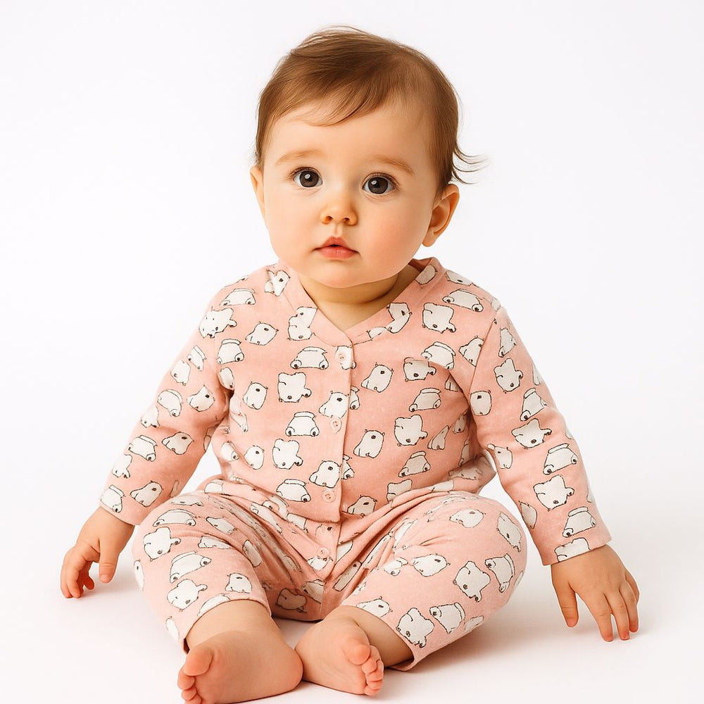 Winter Fleece 2 pc baby suits