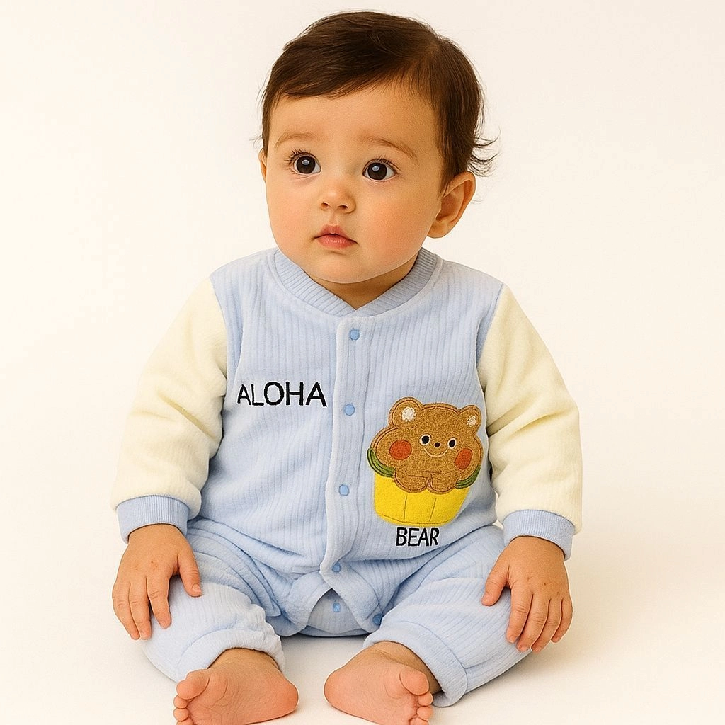 Quilted Velvet Baby Romper Collection