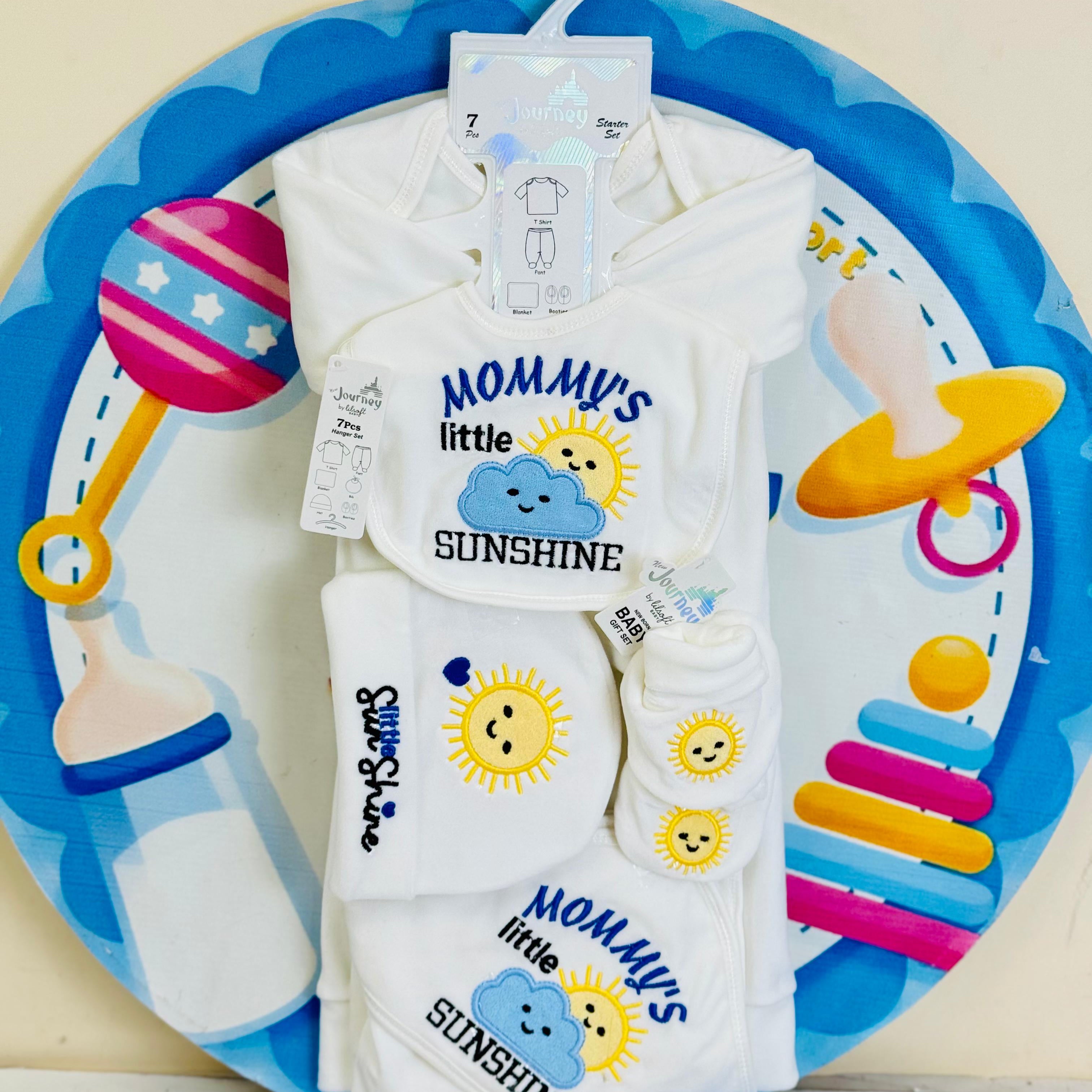 7 Pcs Winter velvet Baby Starter Set – Warm & Cozy