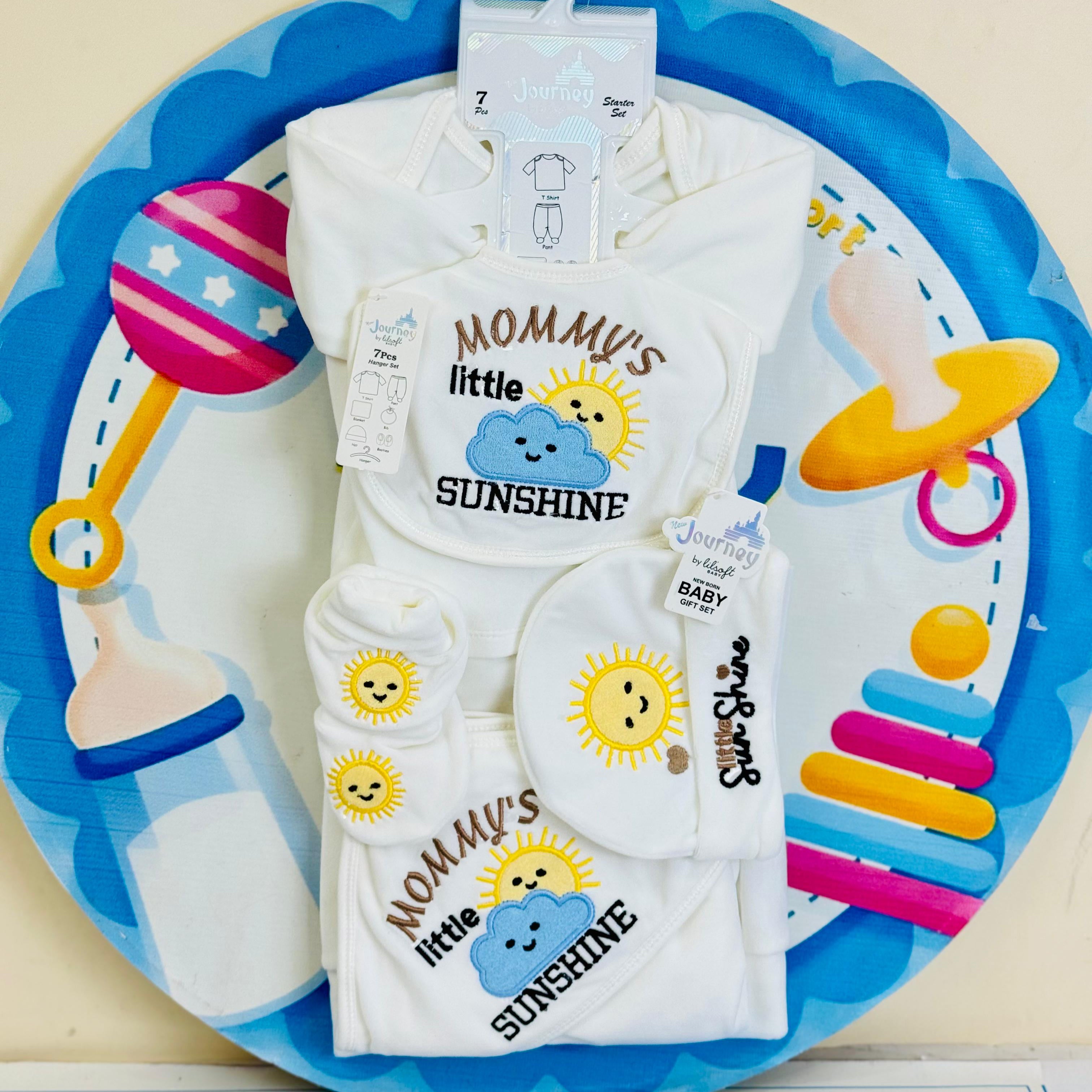 7 Pcs Winter velvet Baby Starter Set – Warm & Cozy