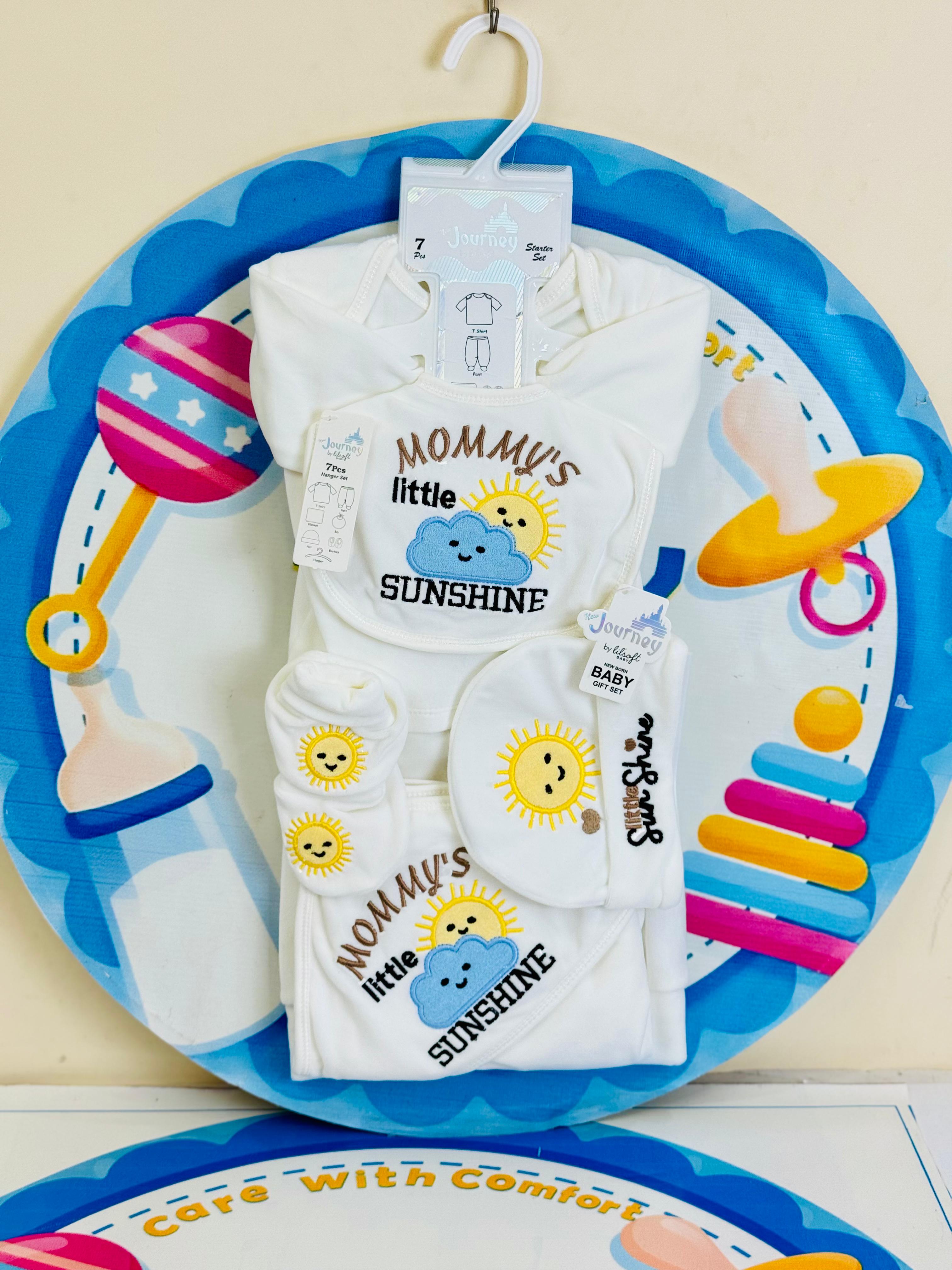 7 Pcs Winter velvet Baby Starter Set – Warm & Cozy