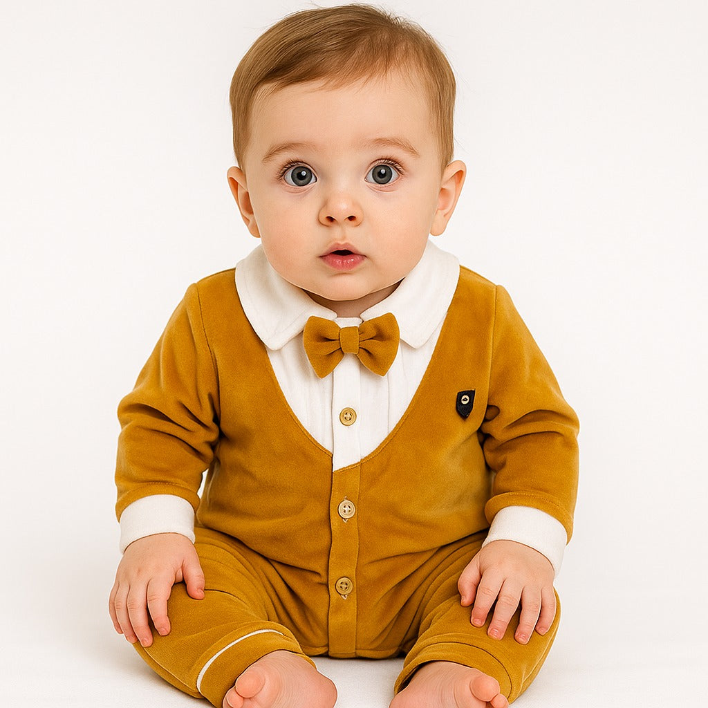✨ Turkish Velvet Style Tuxedo Romper Set ✨
Soft. Chic. Absolutely Adorable. 💕
Our Turkish Velvet Tuxedo Romper Set is crafted for your little one’s sweetest moments — from cuddles to first adventures! Made with premium velvet for that ultra-soft touch, this outfit combines timeless tuxedo elegance with cozy comfort.
👶 Available in sizes: 0–3, 3–6, 6–9 months
💫 Perfect for: special occasions, photoshoots, or everyday charm
🌿 Gentle on baby’s skin & easy to wear
Because your baby deserves to shine in comf