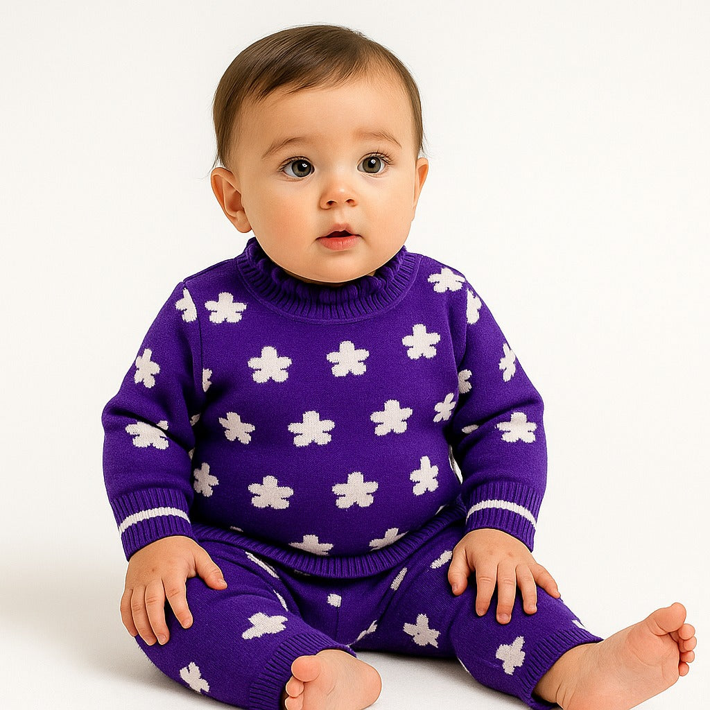 Baby Woolen Pajama Suits – Winter Collection ❄️