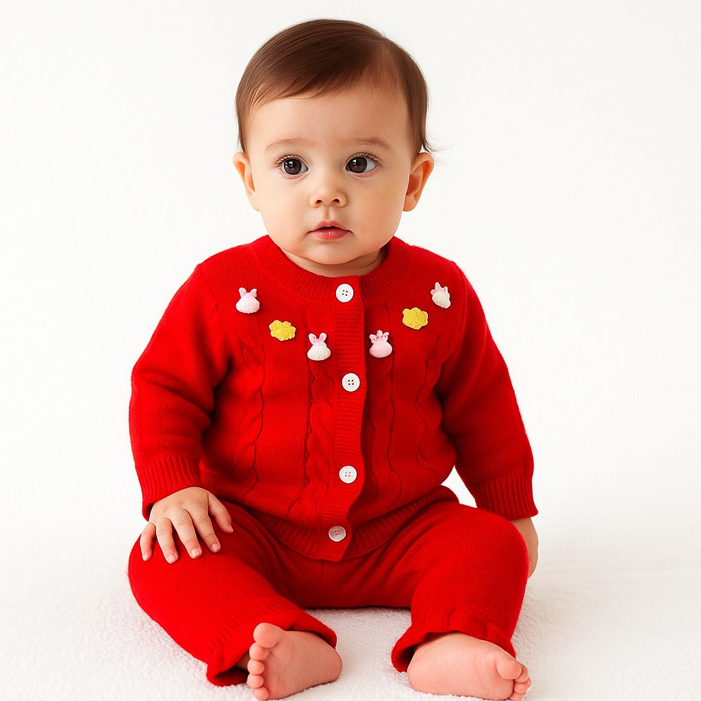 Baby Woolen Pajama Suits – Winter Collection ❄️