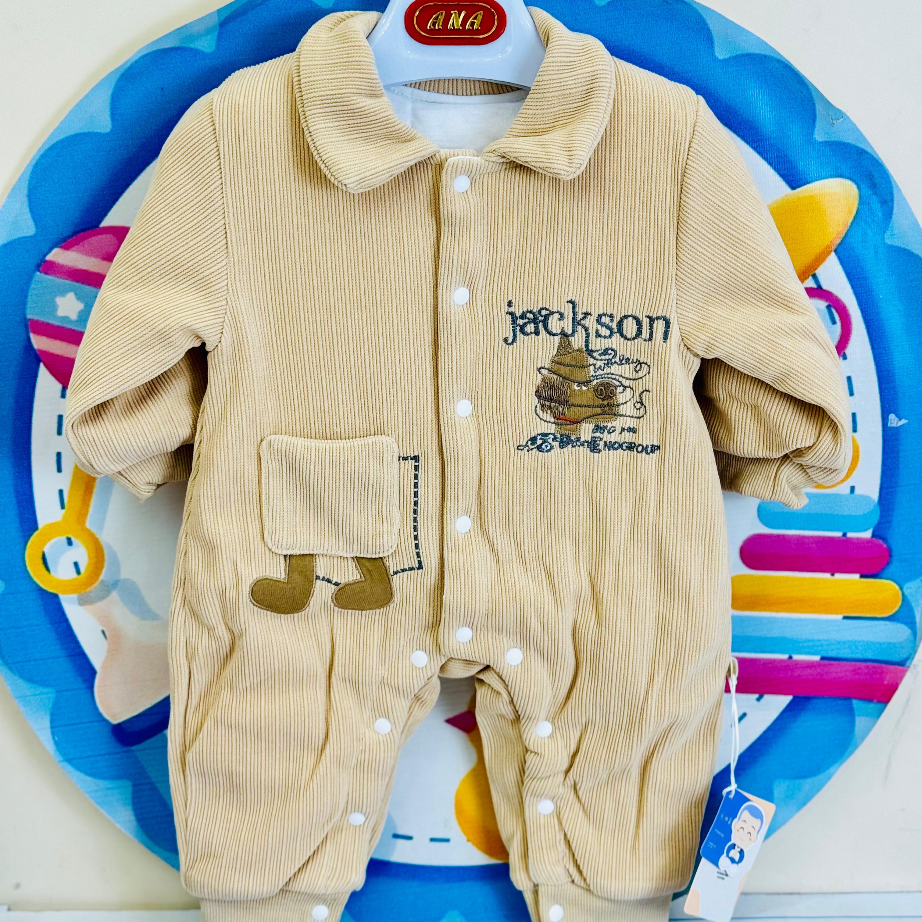 Baby Quilted Foaming Winter Rompers – Cozy & Stylish