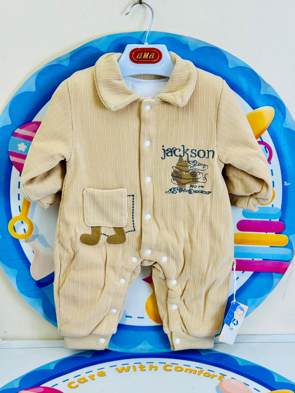 Baby Quilted Foaming Winter Rompers – Cozy & Stylish