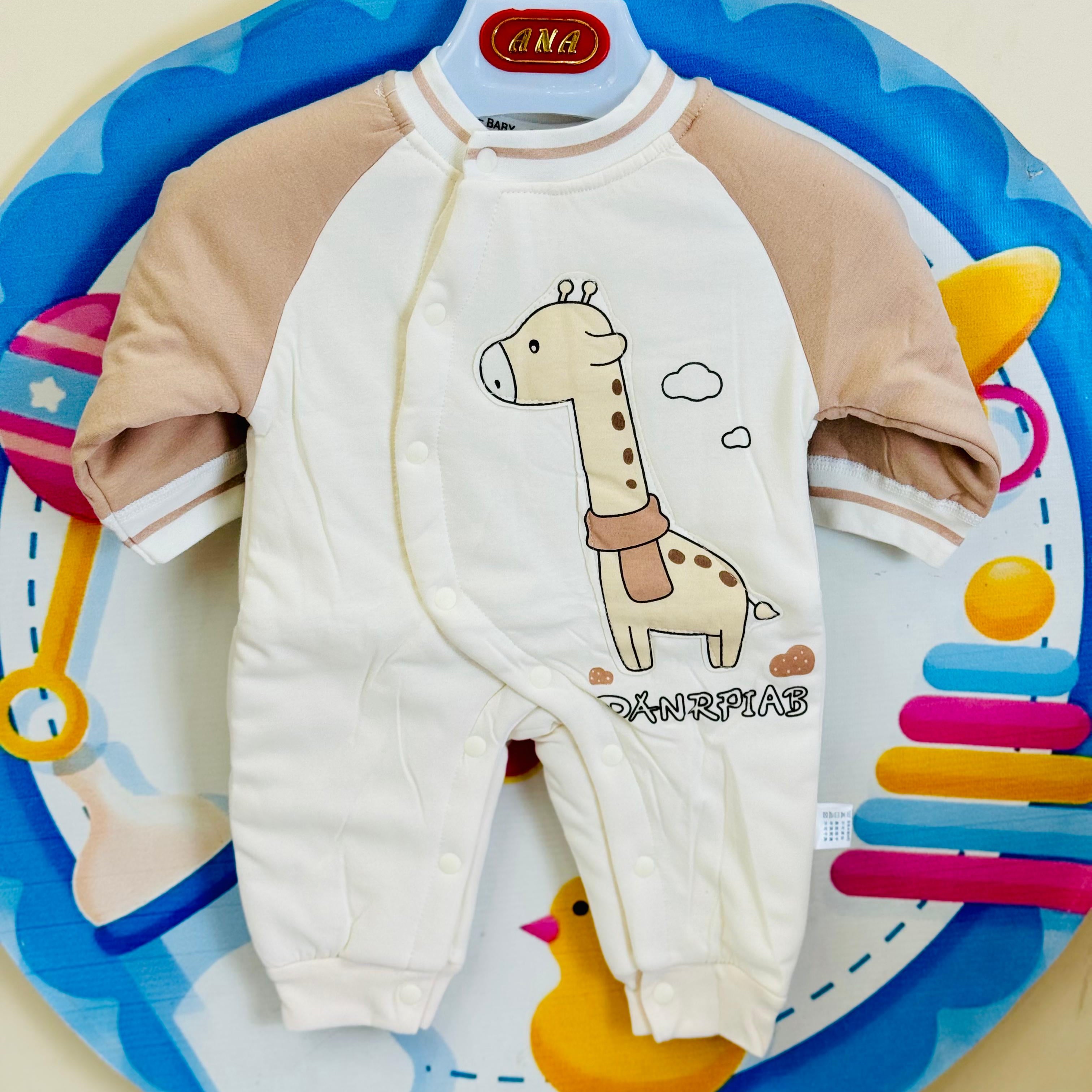 Baby Quilted Foaming Winter Rompers – Cozy & Stylish