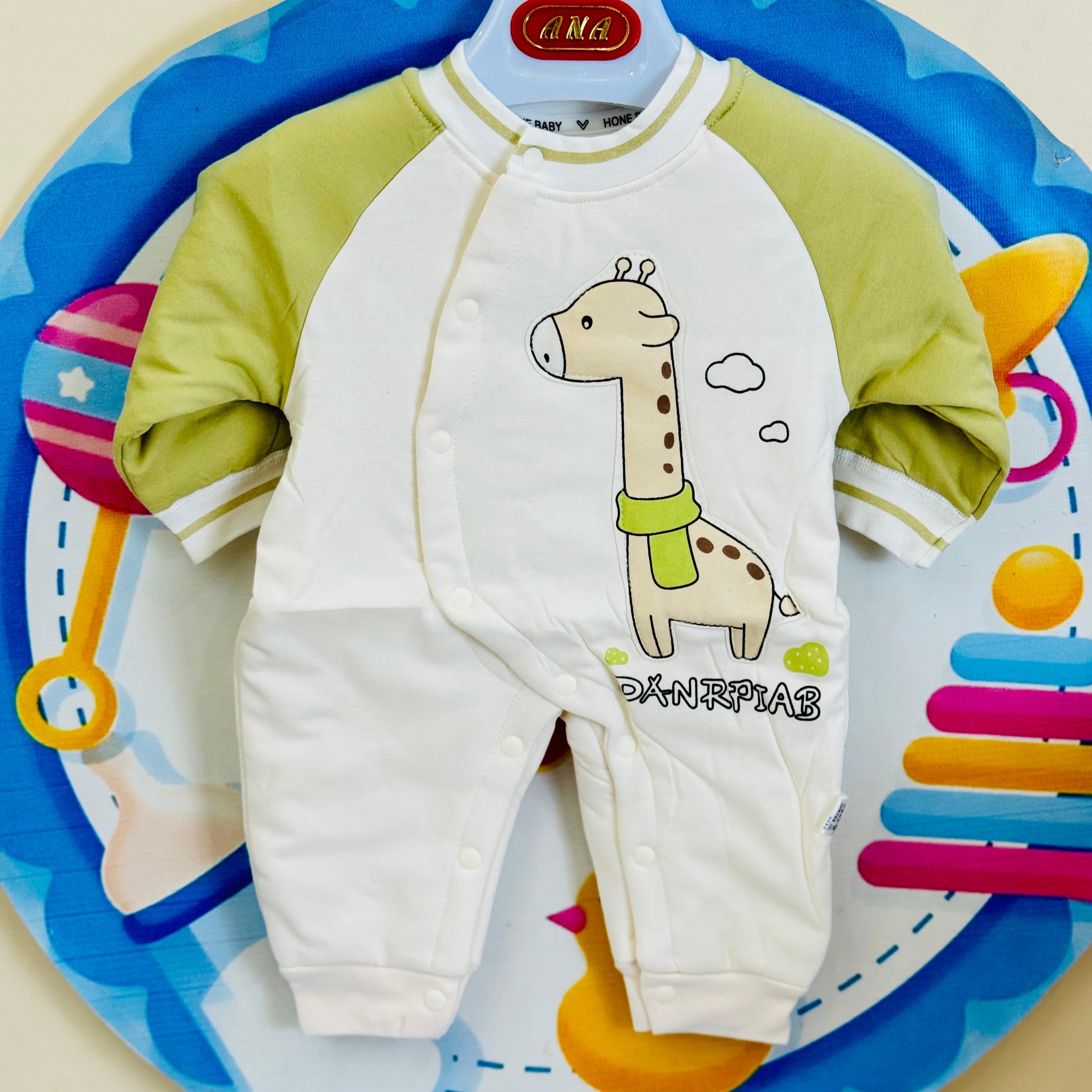 Baby Quilted Foaming Winter Rompers – Cozy & Stylish